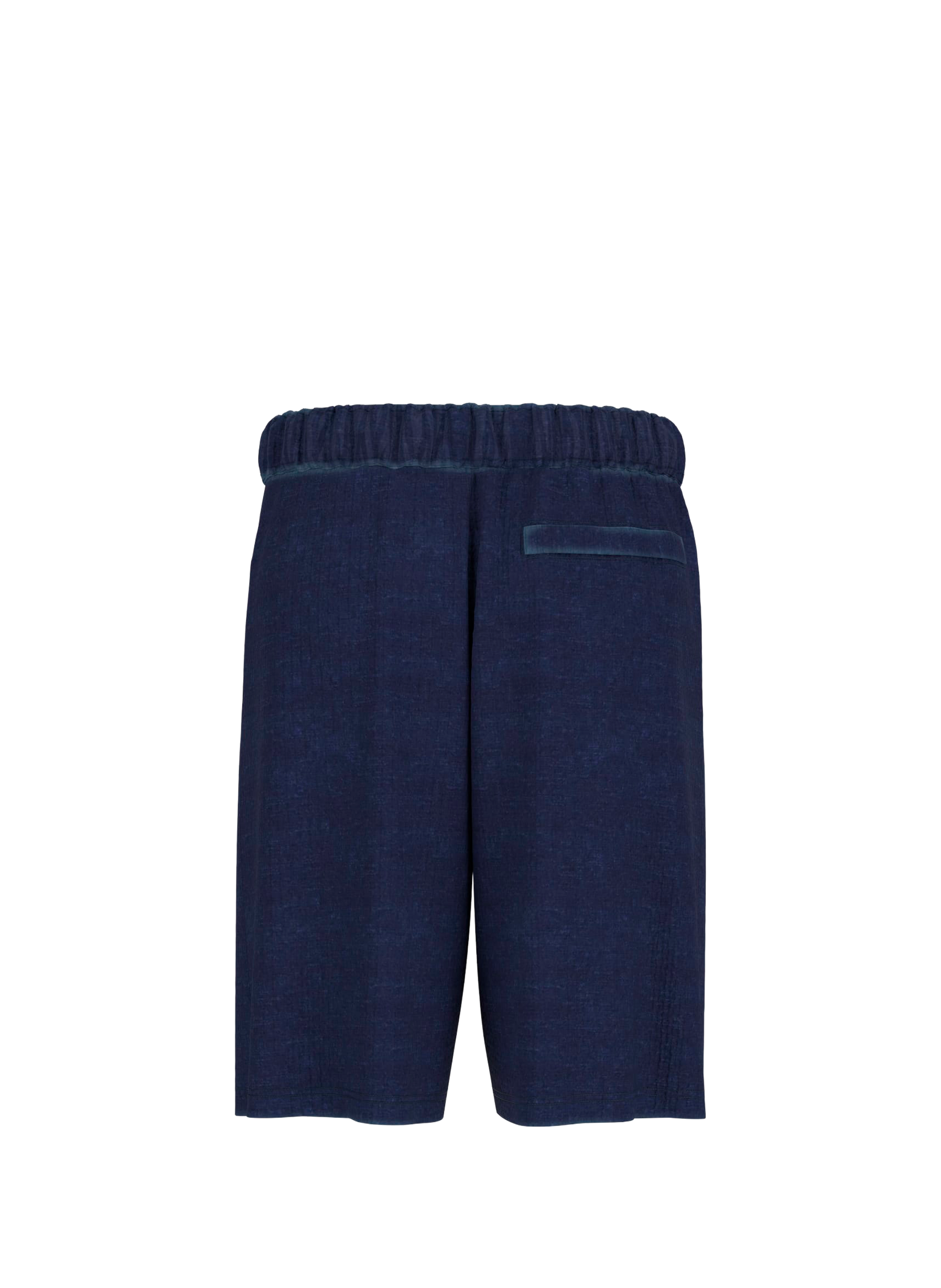 Straight cotton shorts GUESS Blue