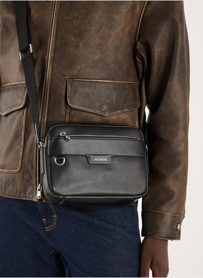 Sac à bandoulière Ossian Noir LACOSTE