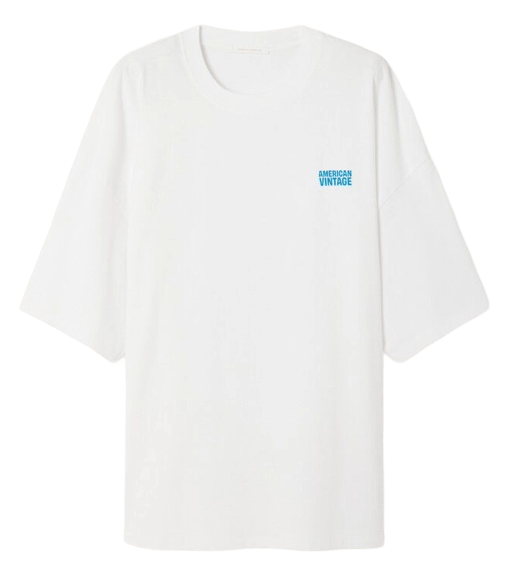 Tee-shirt manches courtes col rond Gixy AMERICAN VINTAGE Blanc