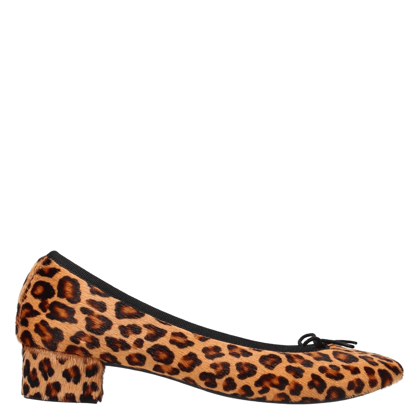 Escarpins en cuir pony camille REPETTO Marron