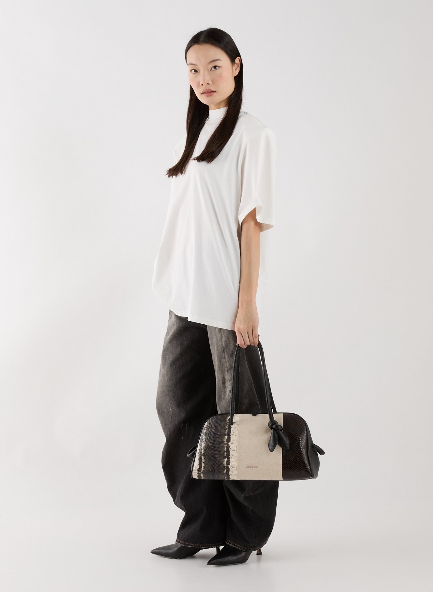 Bowling bag The Turismo JACQUEMUS Beige