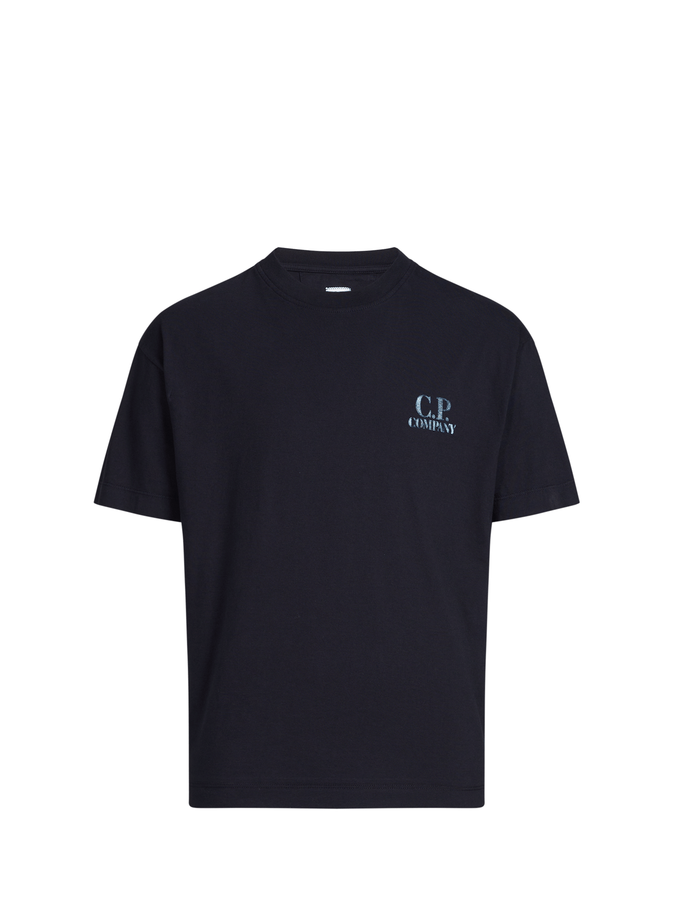 Cotton Logo T-shirt CP COMPANY Blue