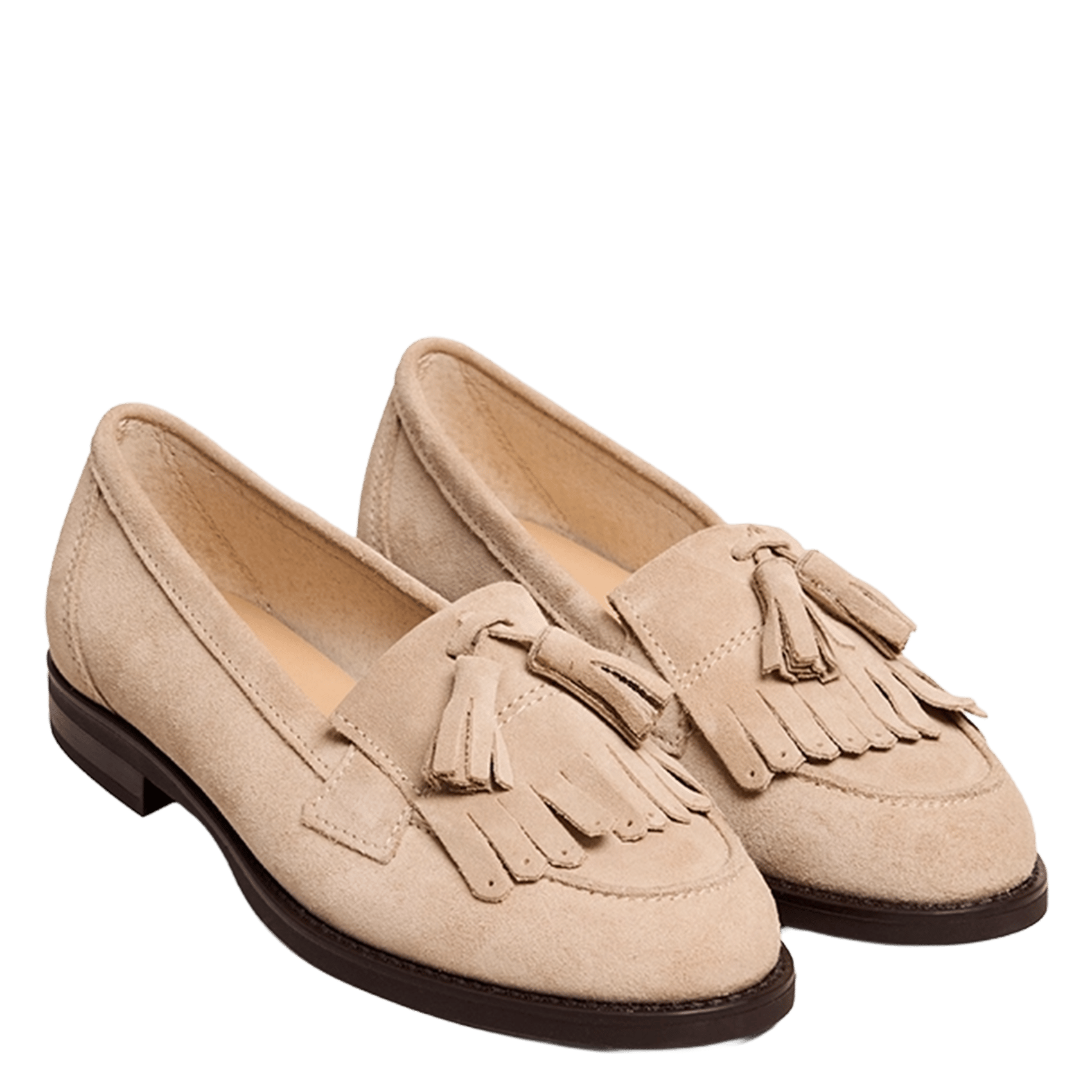 Mocassins en cuir nelle JONAK Beige