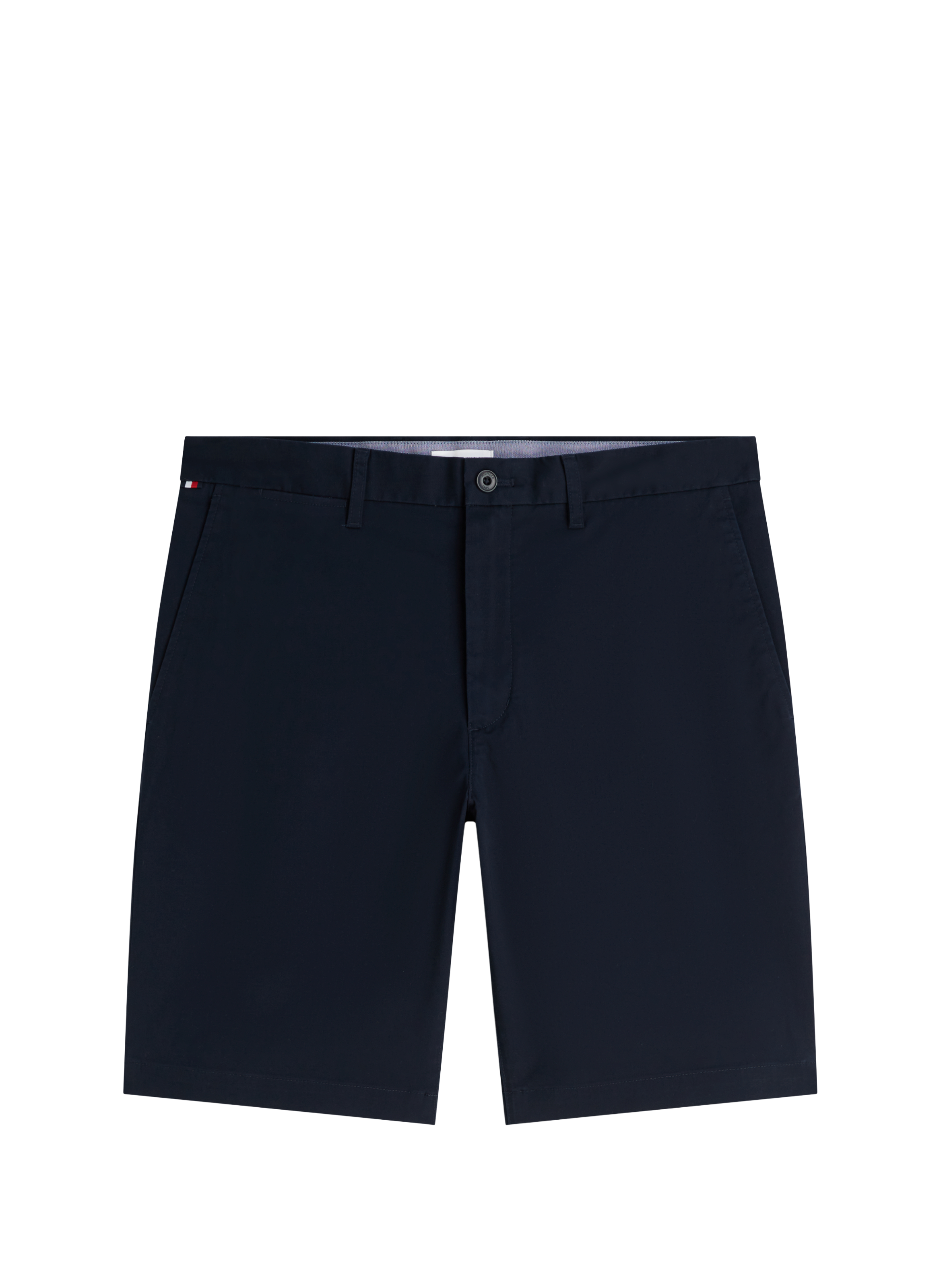 Chino-Bermuda mit Logo aus Baumwollmischung TOMMY HILFIGER Blau