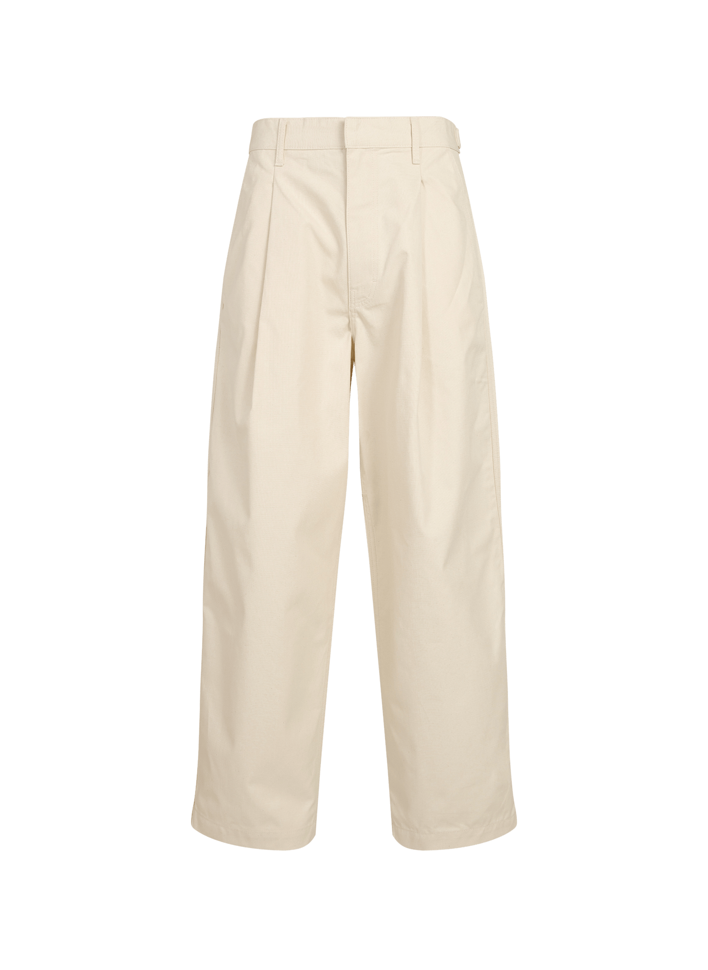 Pantalon ballon en denim de coton DROLE DE MONSIEUR Beige