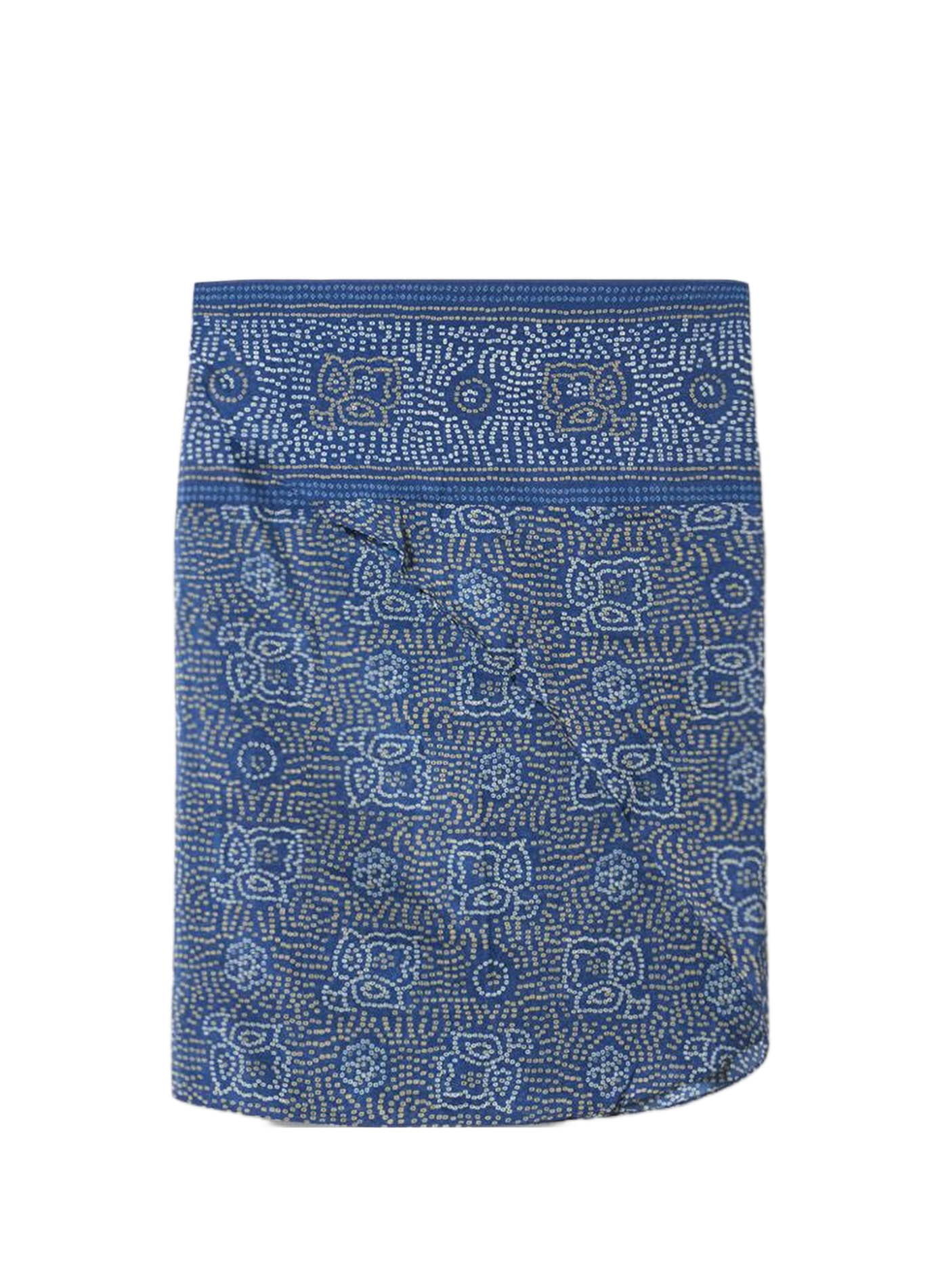 Lucilia printed cotton and silk pareo ISABEL MARANT Blue