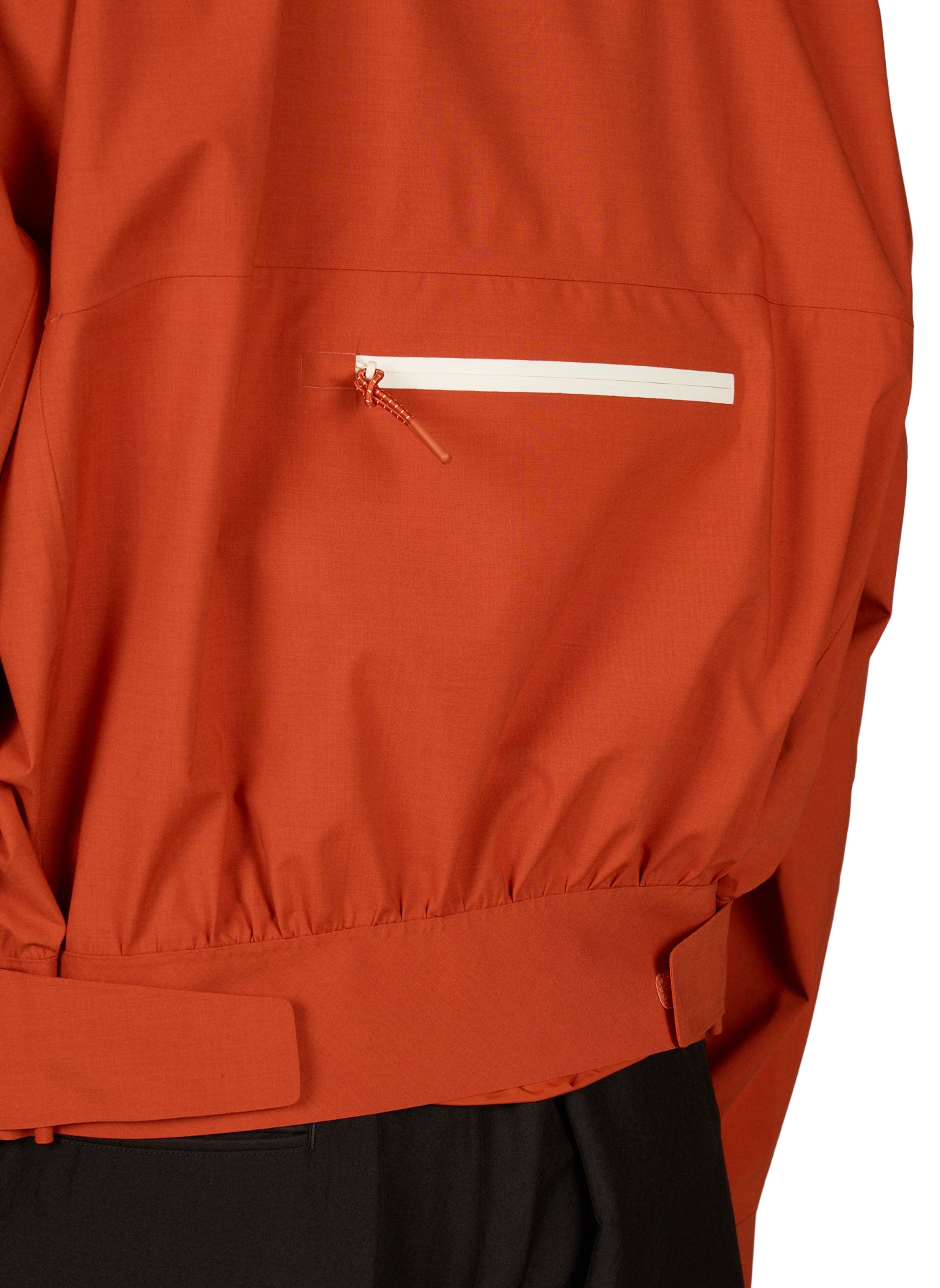 Veste Nautilus unie avec cordons de serrage à la taille LACOSTE Orange