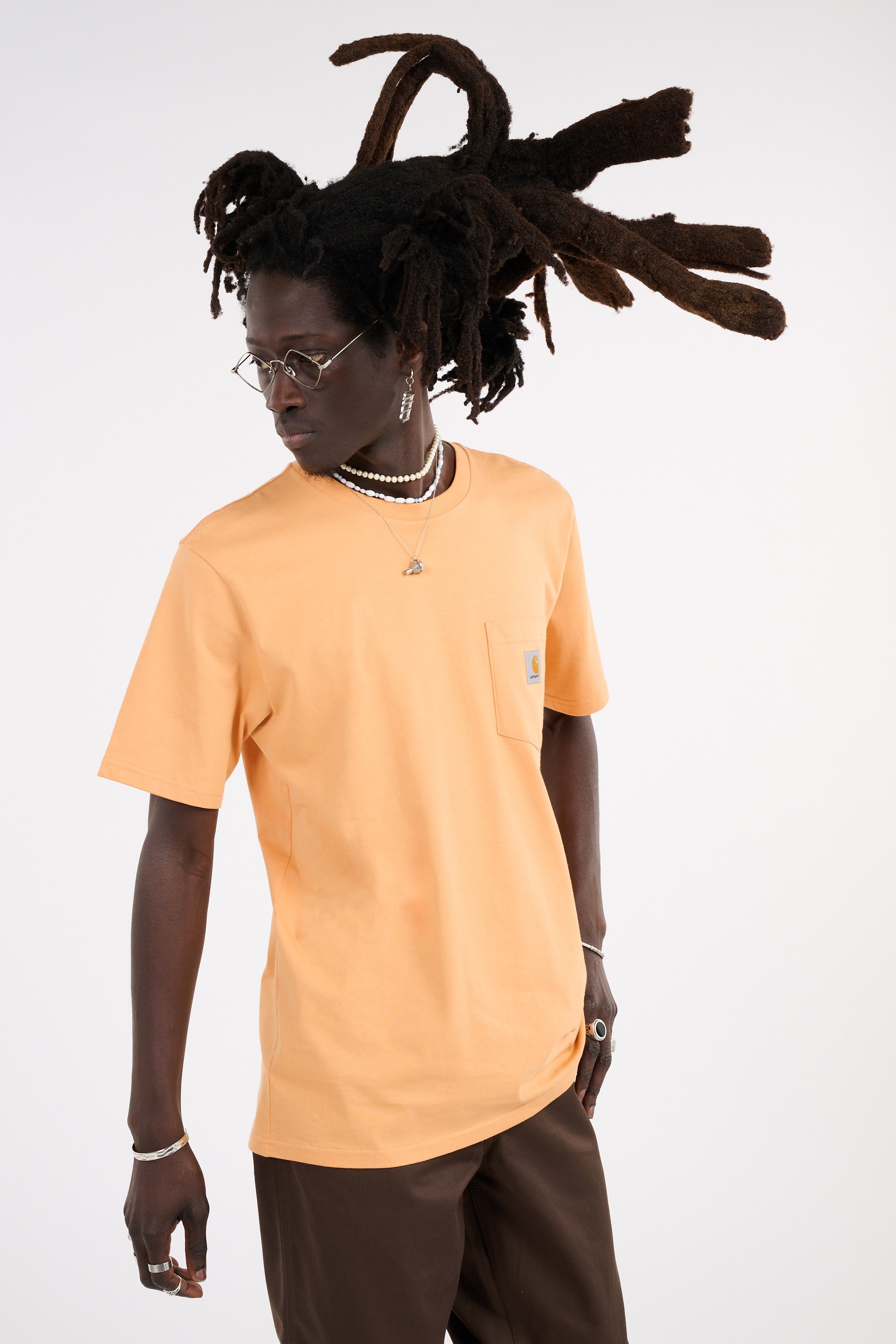 T-shirt pocket CARHARTT WIP Orange