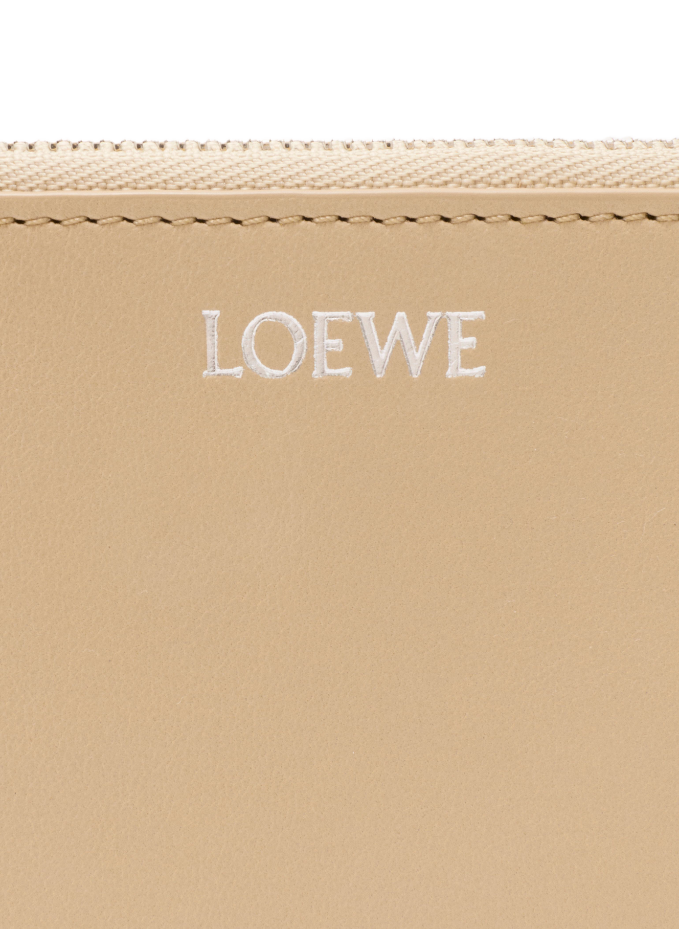 Card holder and coin purse Knot in shiny nappa calf leather. LOEWE Beige