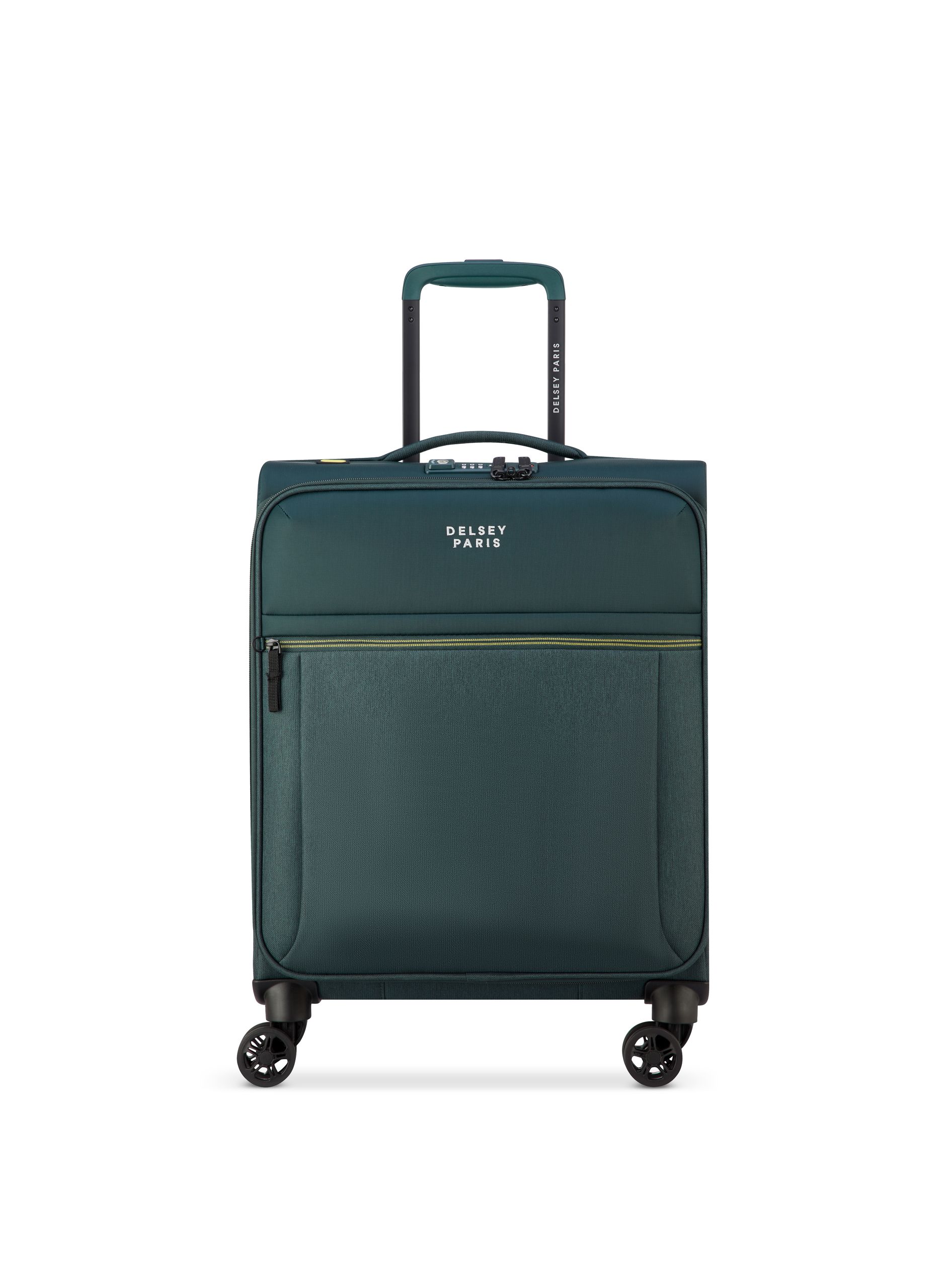 Valise cabine souple taille s - brochant 3 DELSEY PARIS Vert