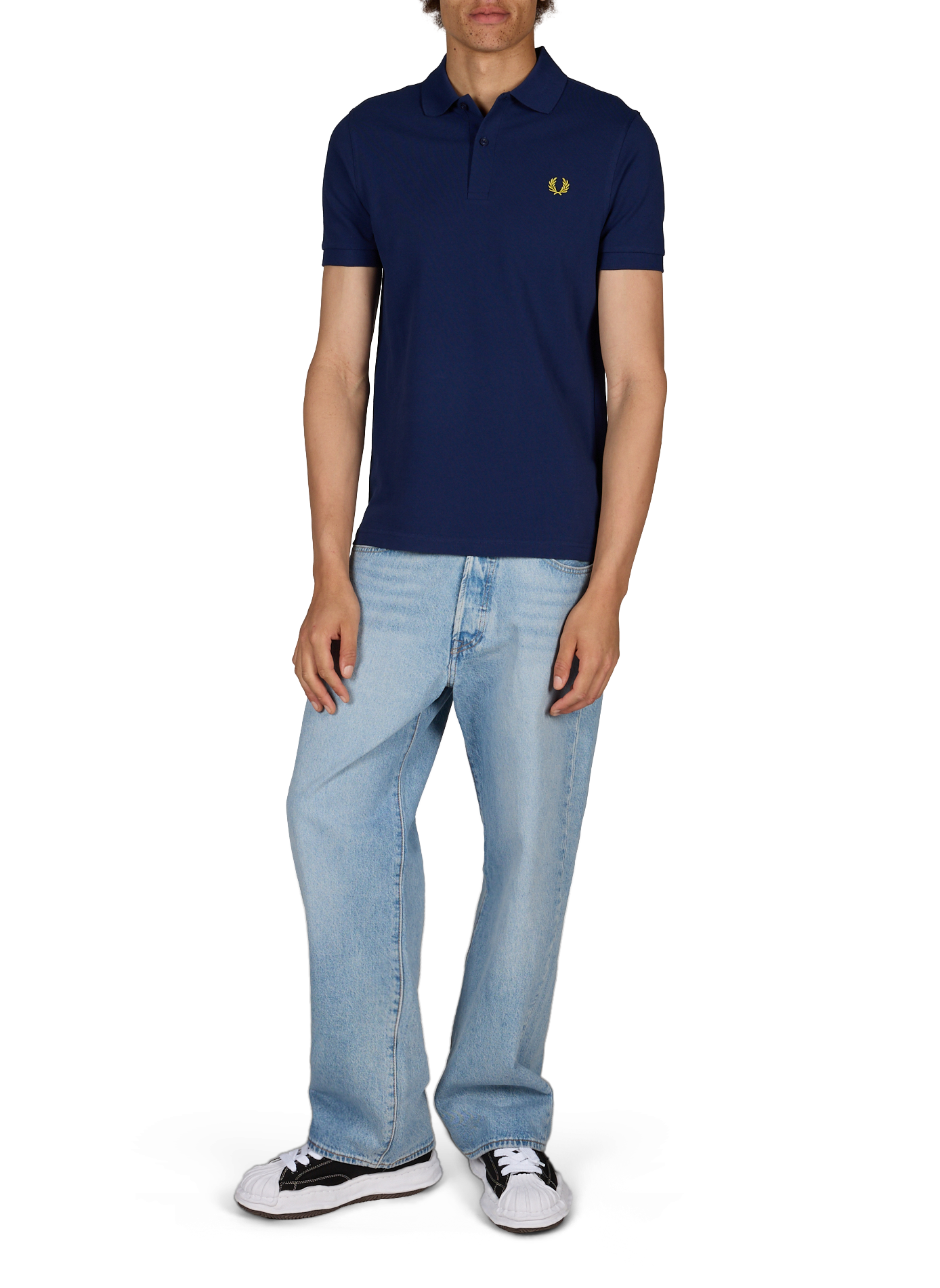 Piqué katoenen polo FRED PERRY Blauw