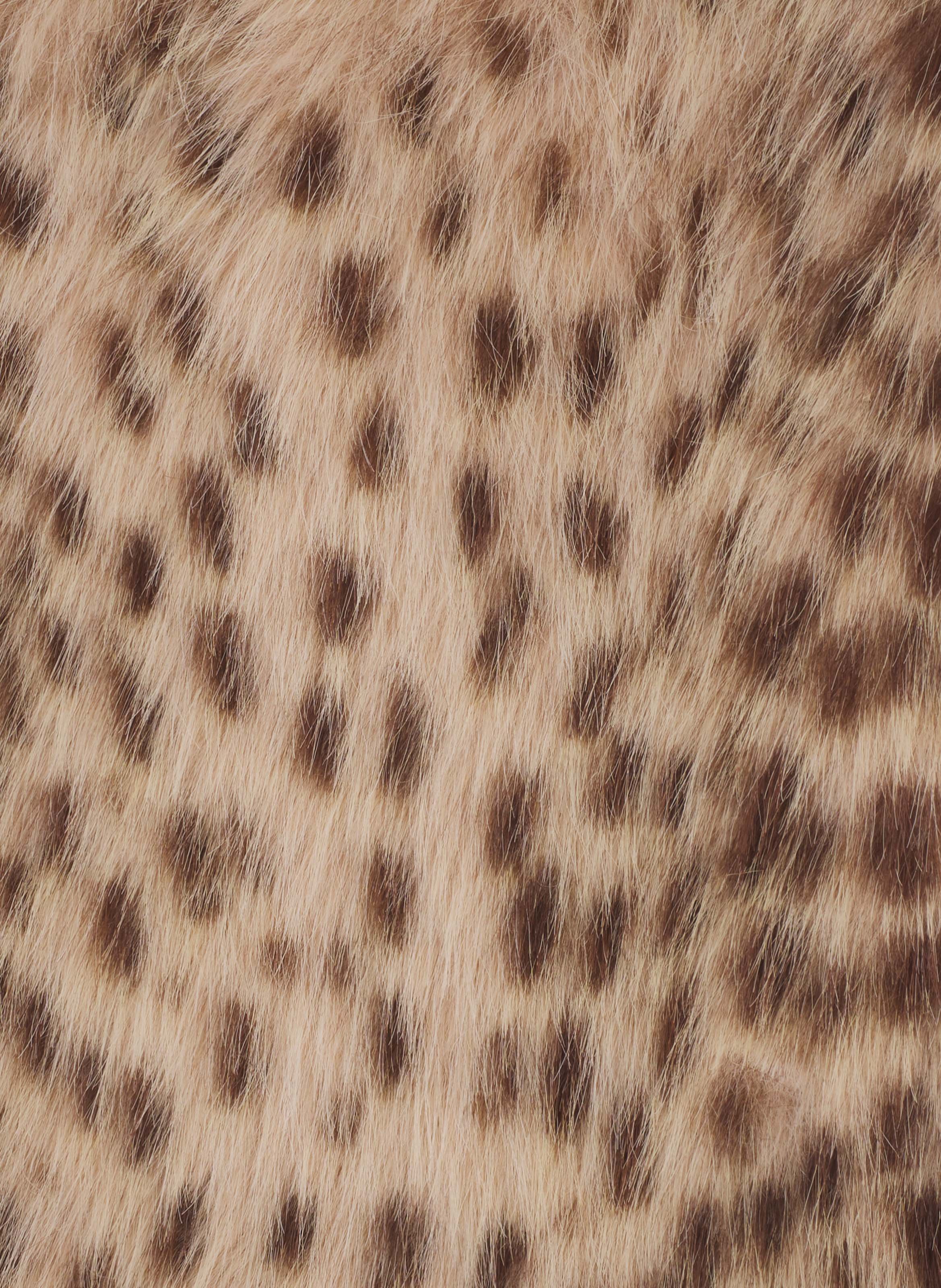 Écharpe en fausse fourrure LANVIN Multicolore