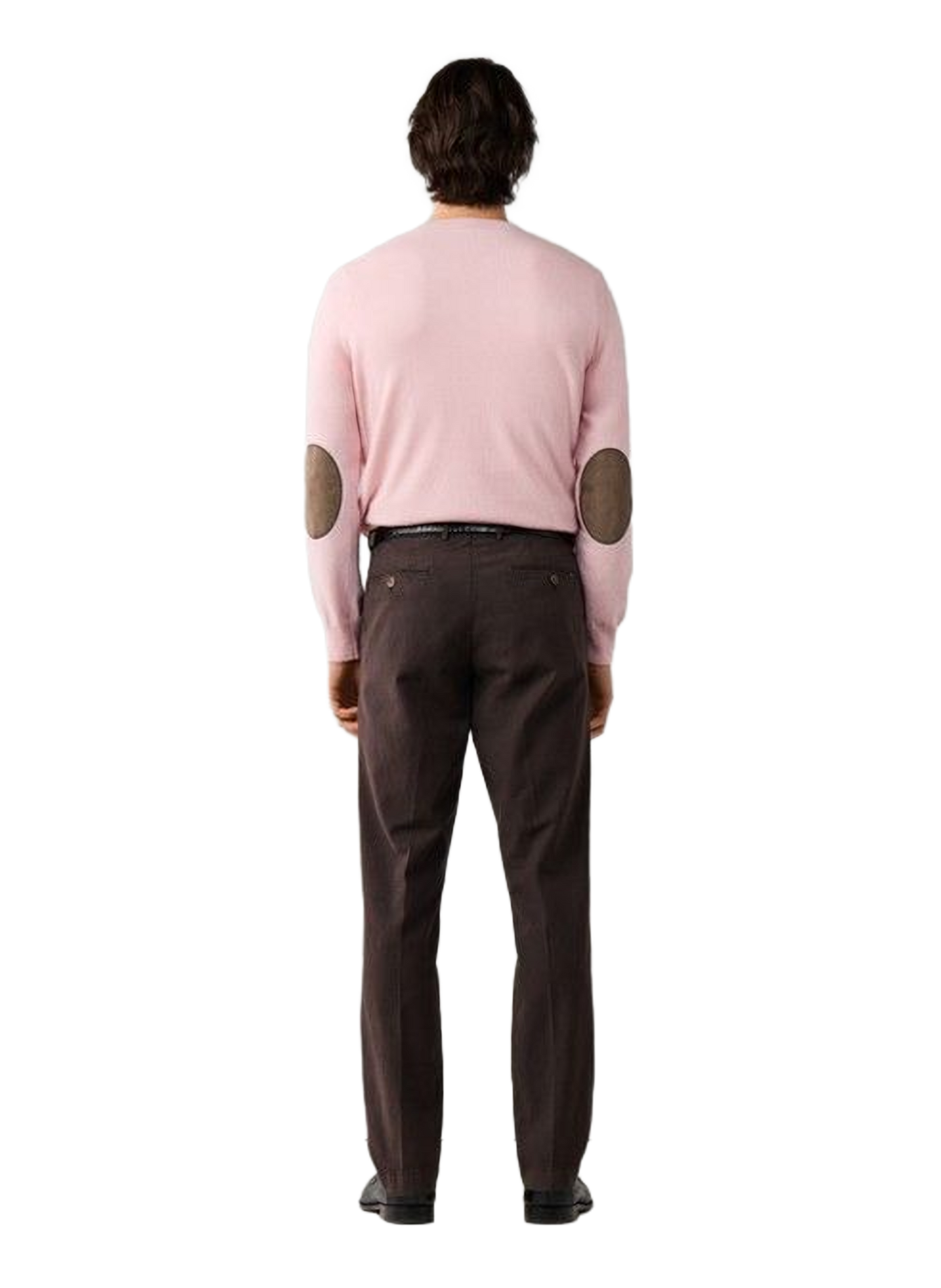 Slim-fit cotton-blend trousers HACKETT Brown