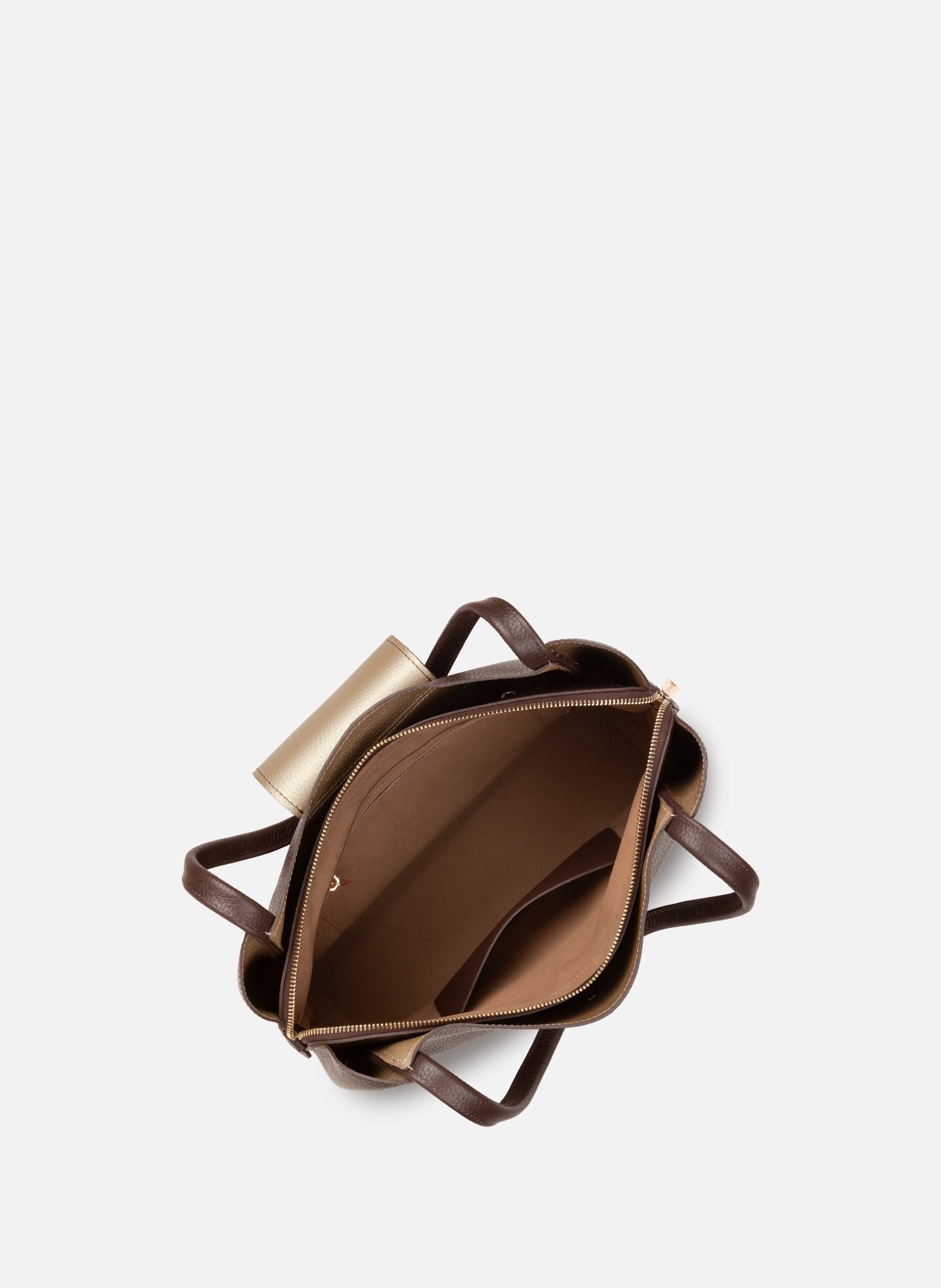 Grand sac cabas épaule - ida double | Marron LANCASTER Femme