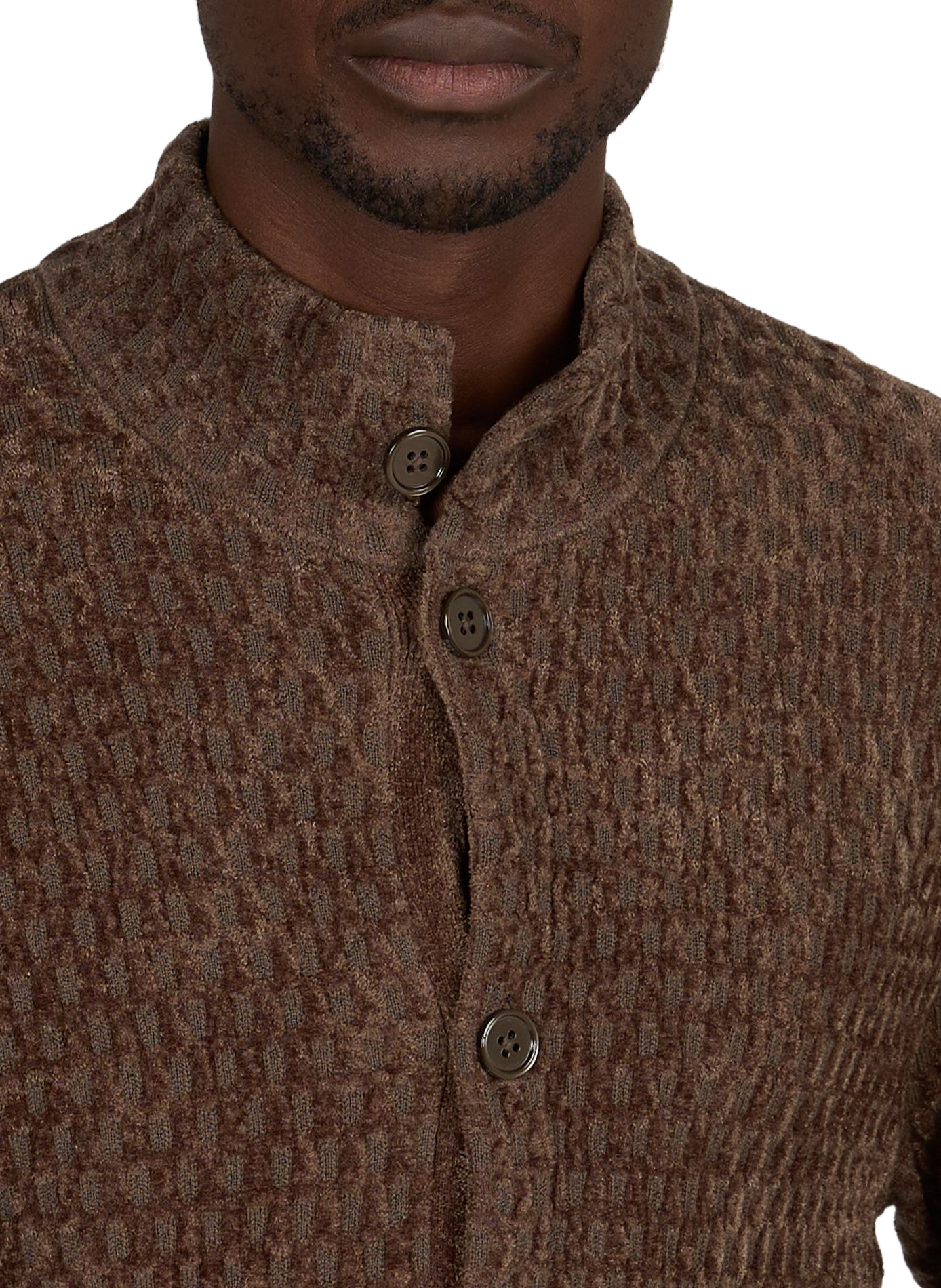 High-neck jumper EMPORIO ARMANI Brown