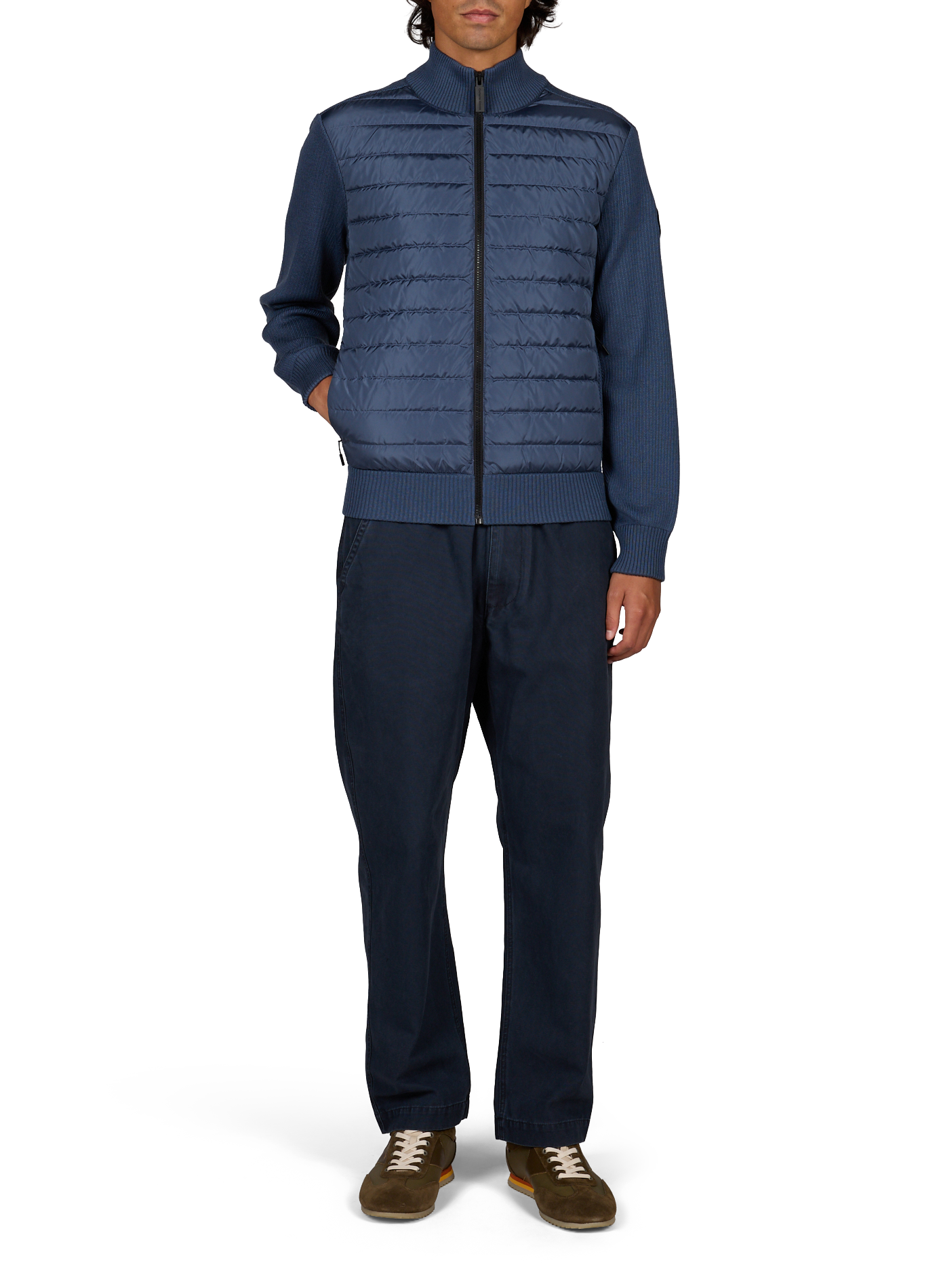 Jas van twee materialen CANADA GOOSE Blauw