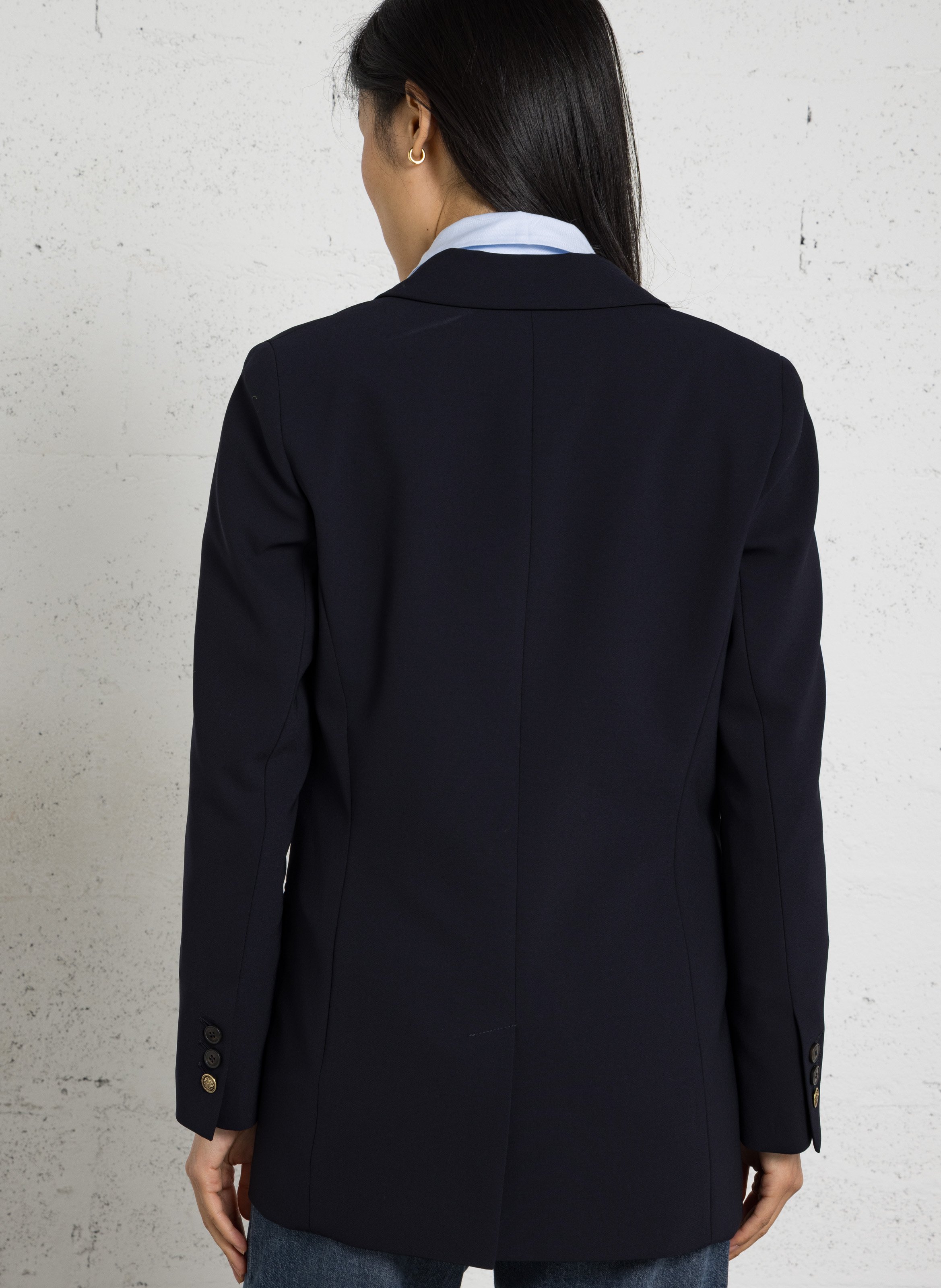 Blazer droit à double boutonnage barbara MAISON 123 Bleu