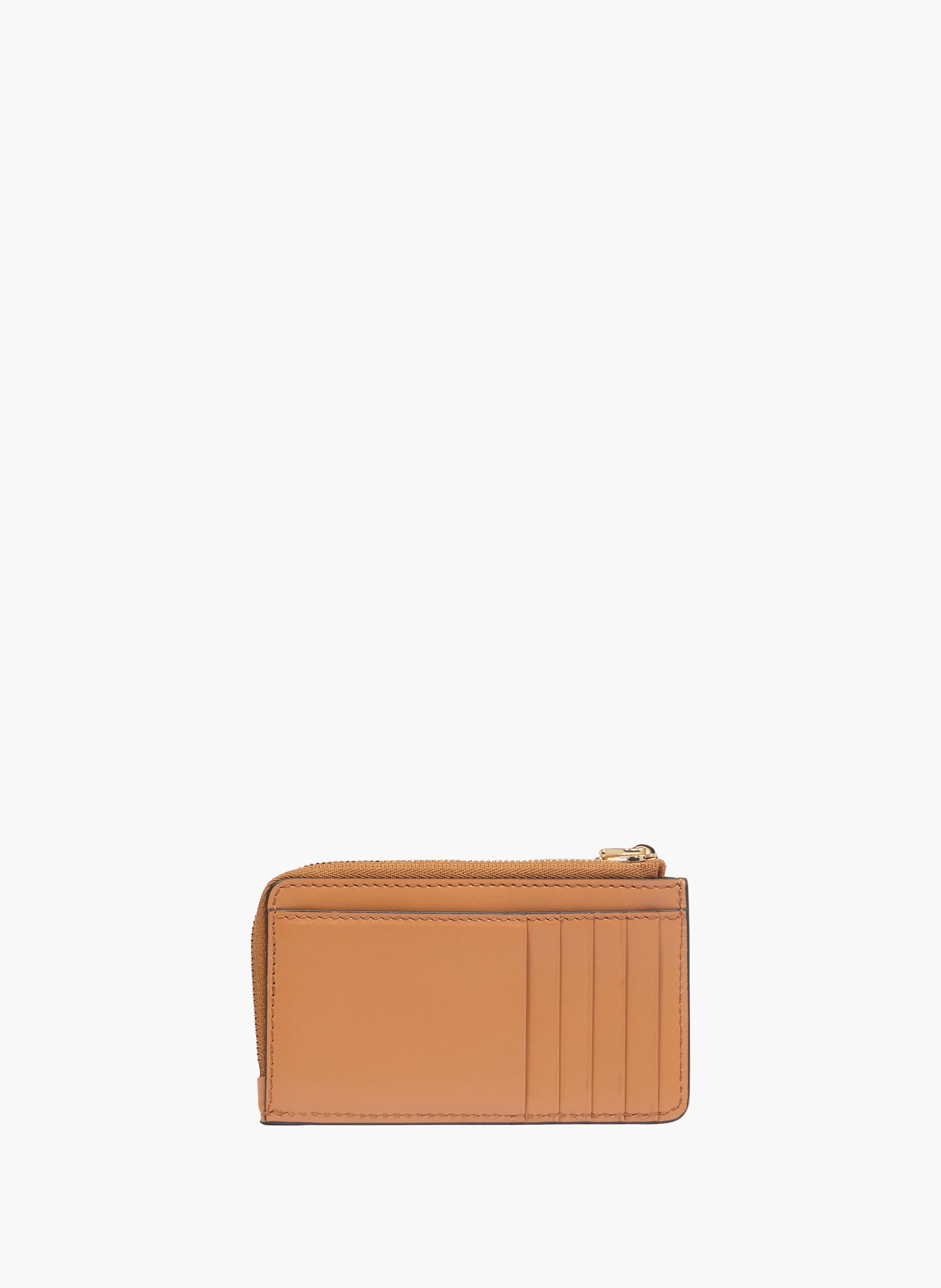 Porte-cartes zippé origami de lancel en cuir LANCEL Marron