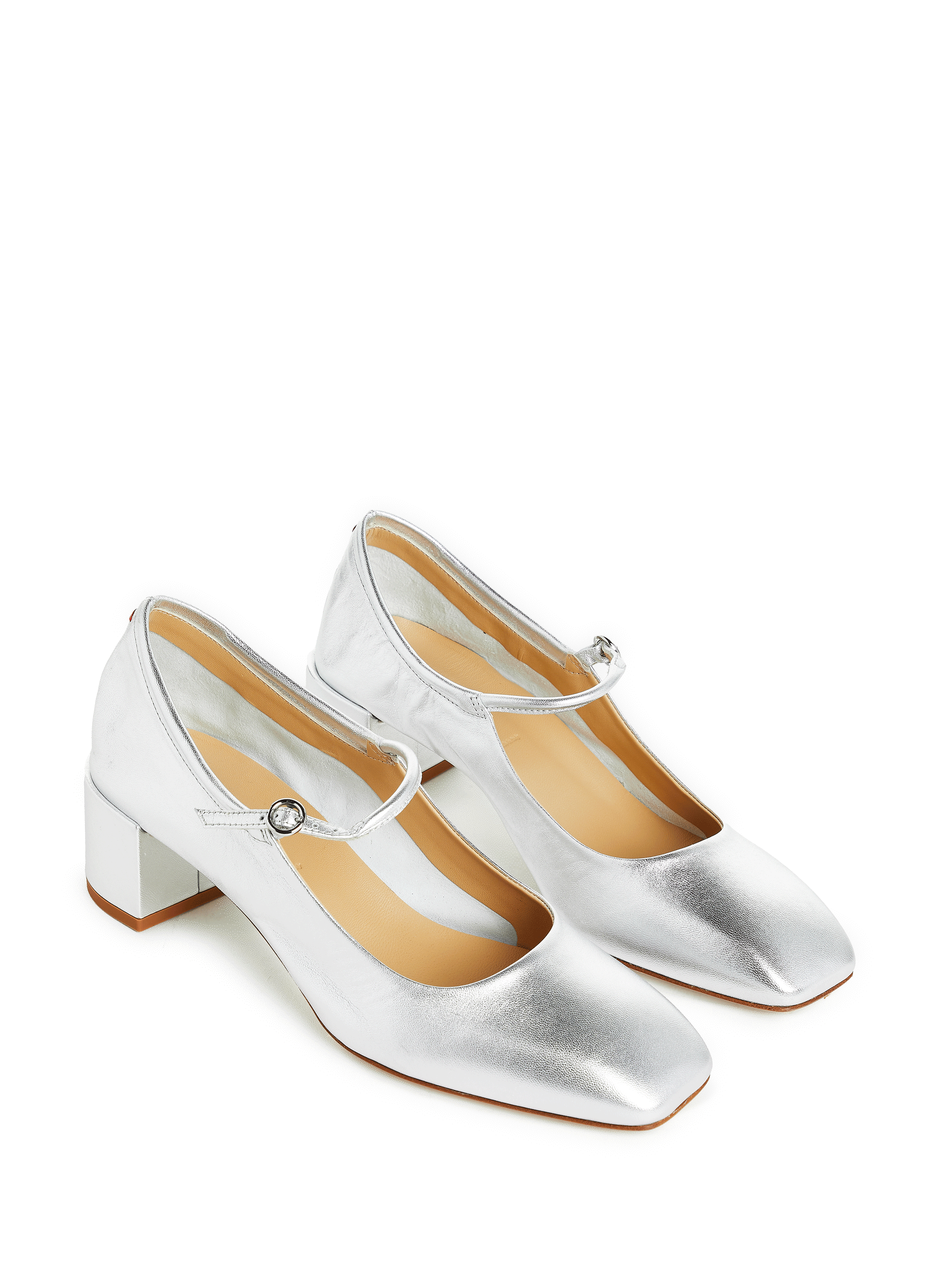 Babies en cuir  AEYDE Argent