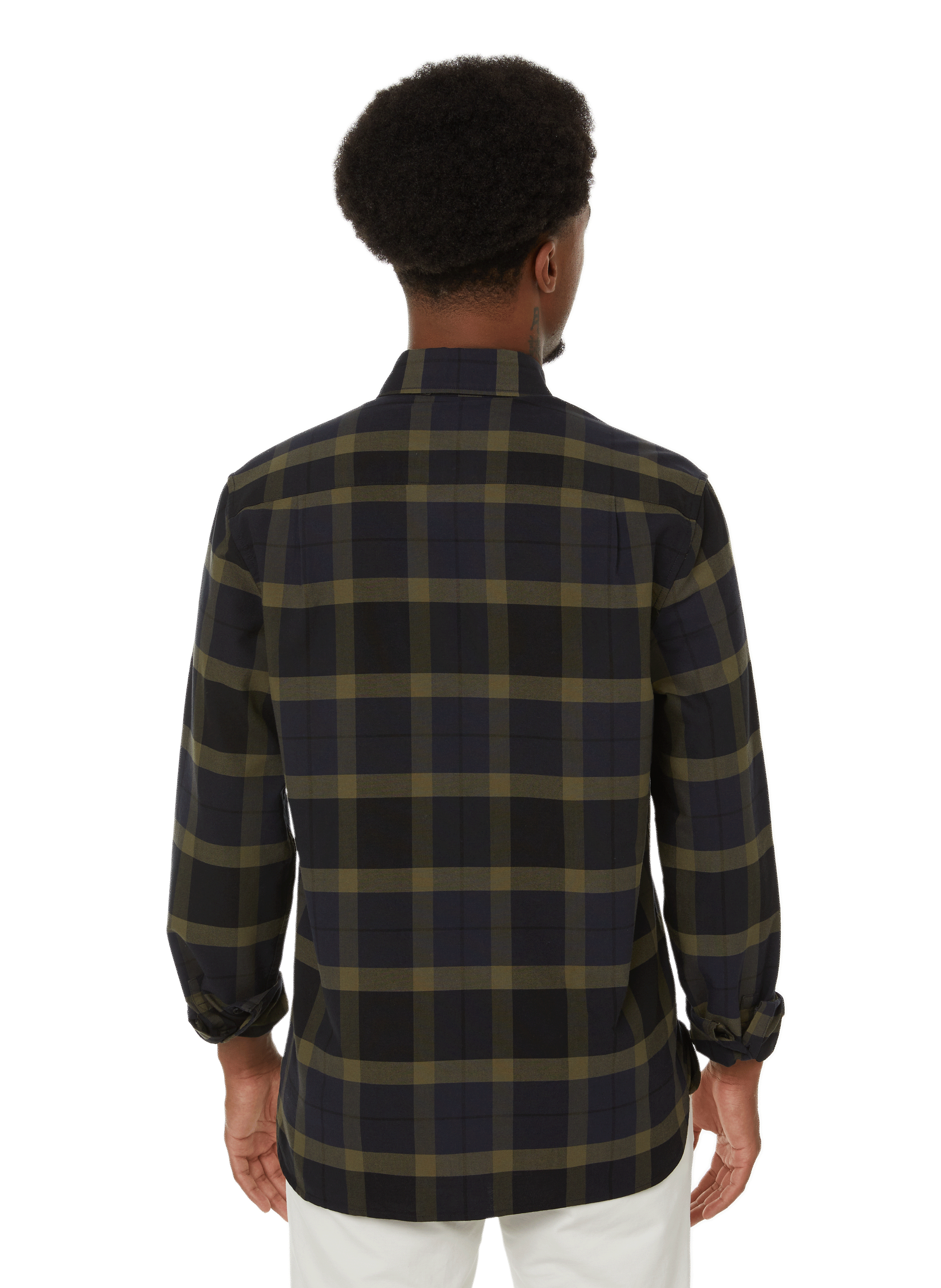 Cotton check shirt FRED PERRY Green