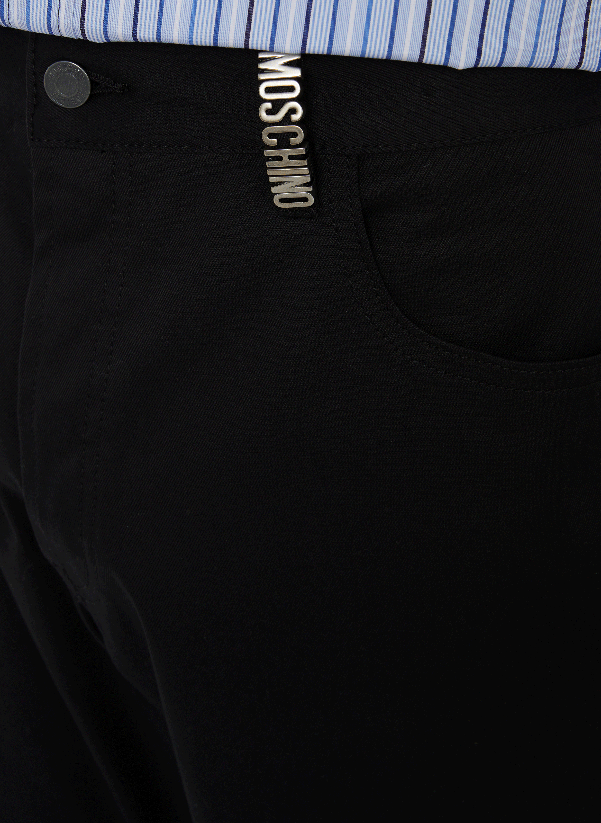 Cotton trousers  MOSCHINO Black
