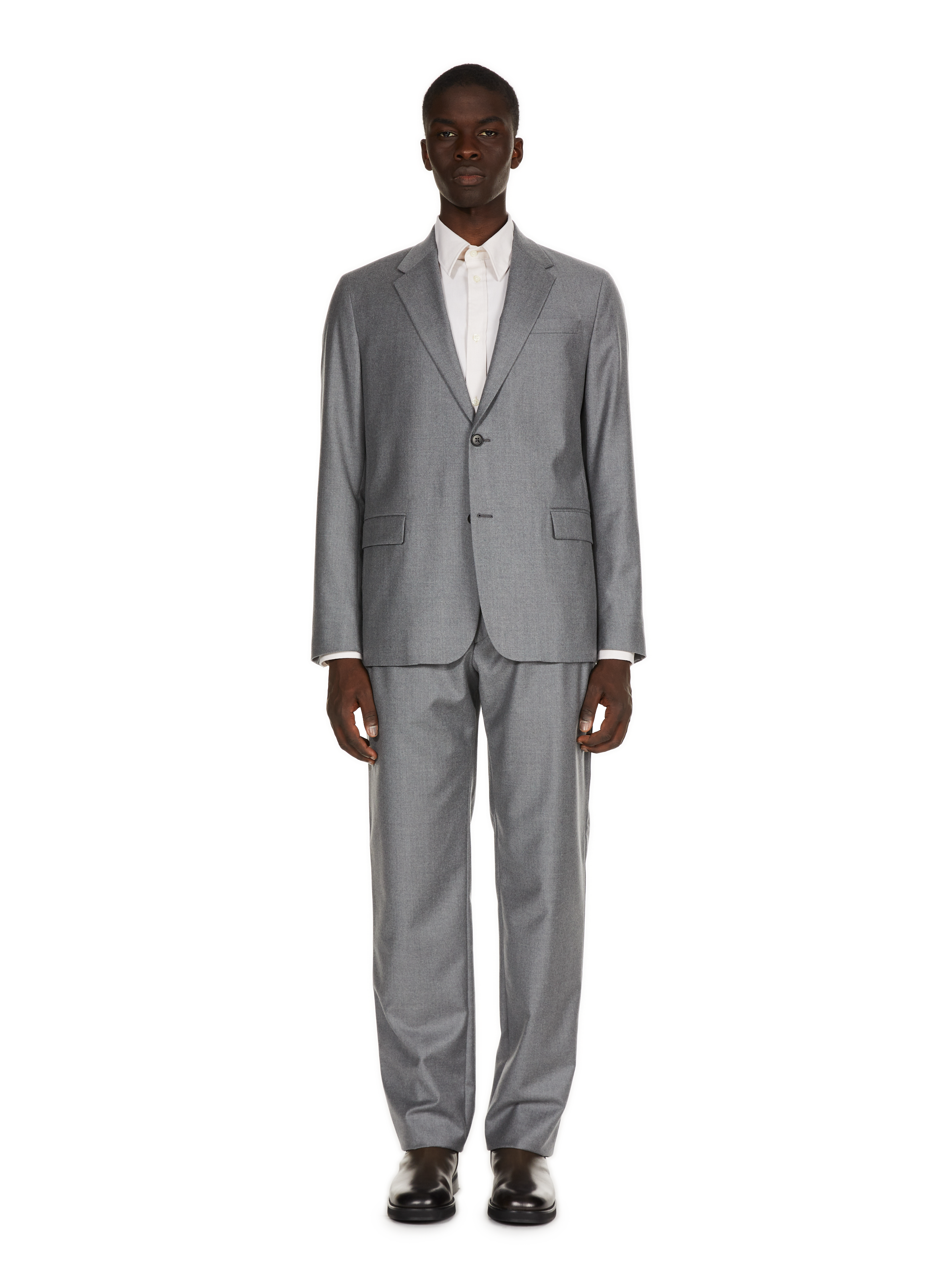 Cropped wool trousers SAISON 1865 Grey