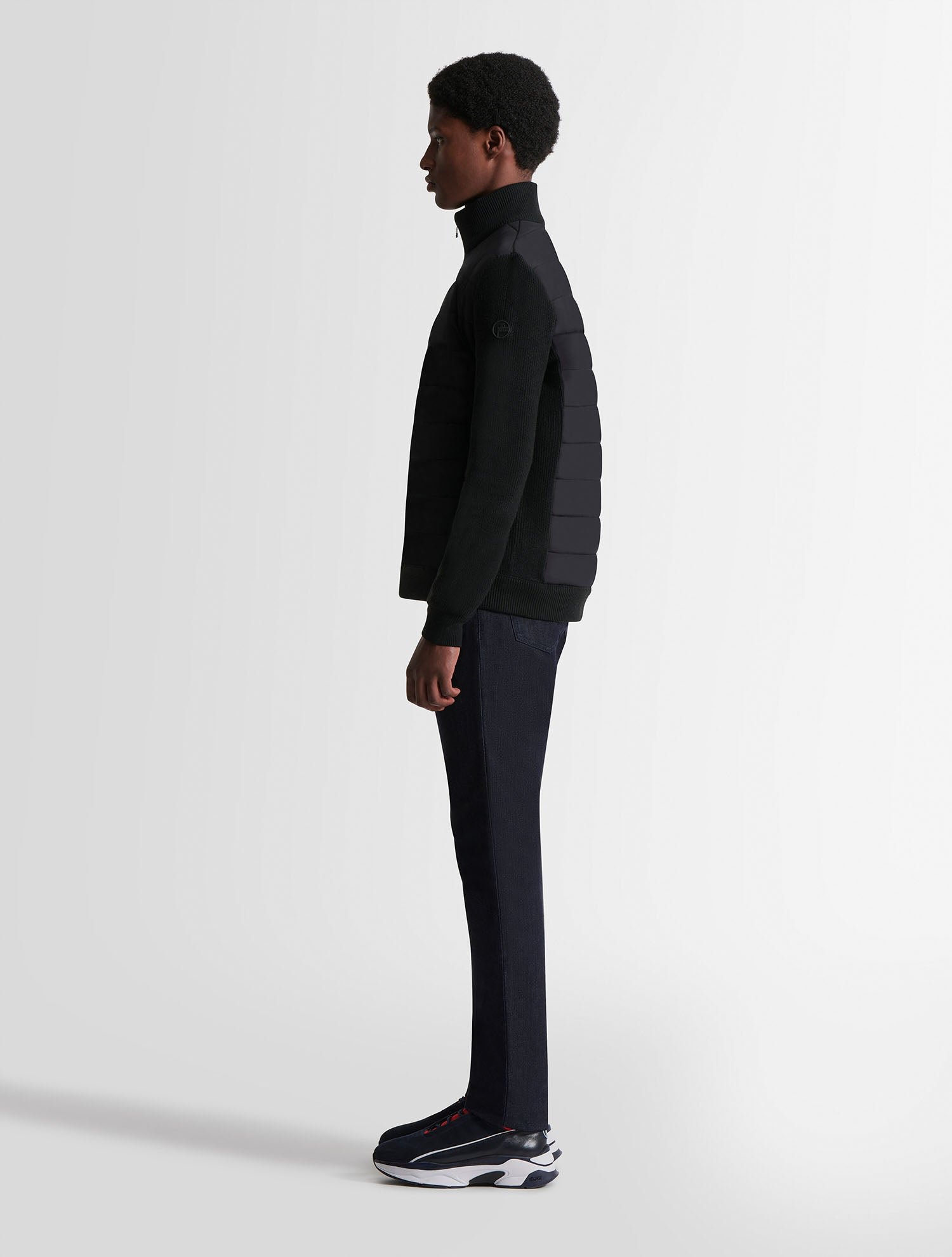 Veste légère lissandre col montant coupe regular FUSALP Noir