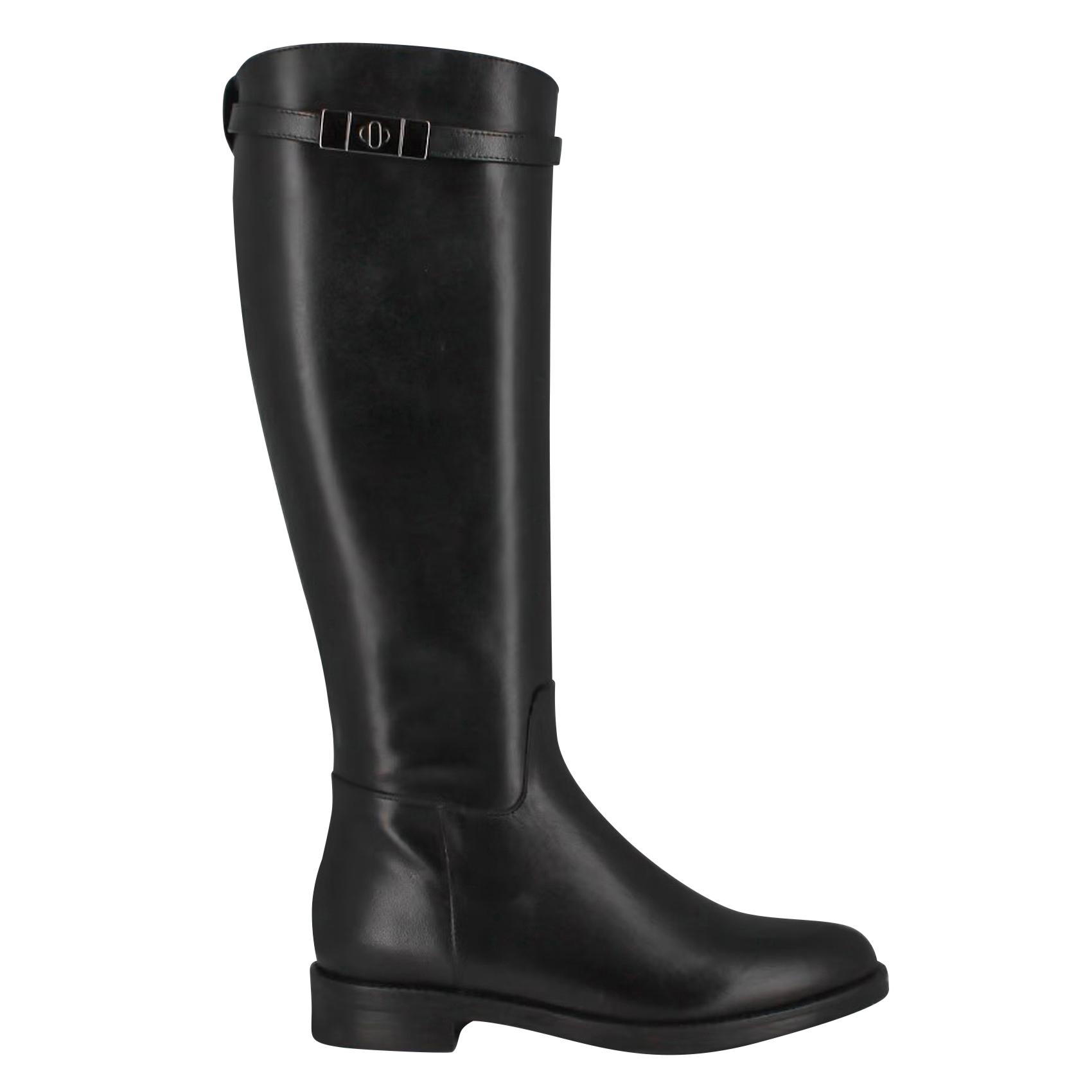 Bottes en cuir fly JONAK Noir