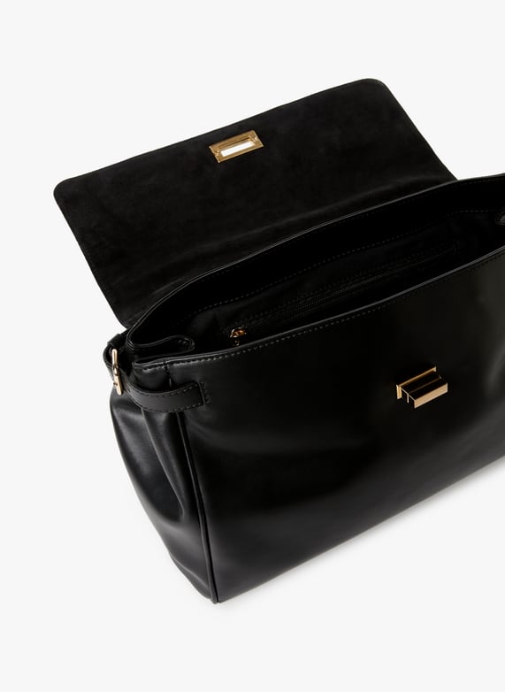 Sac à main Felly en cuir  | Noir by SAISON 1865 Sac à main Felly en cuir  Noir