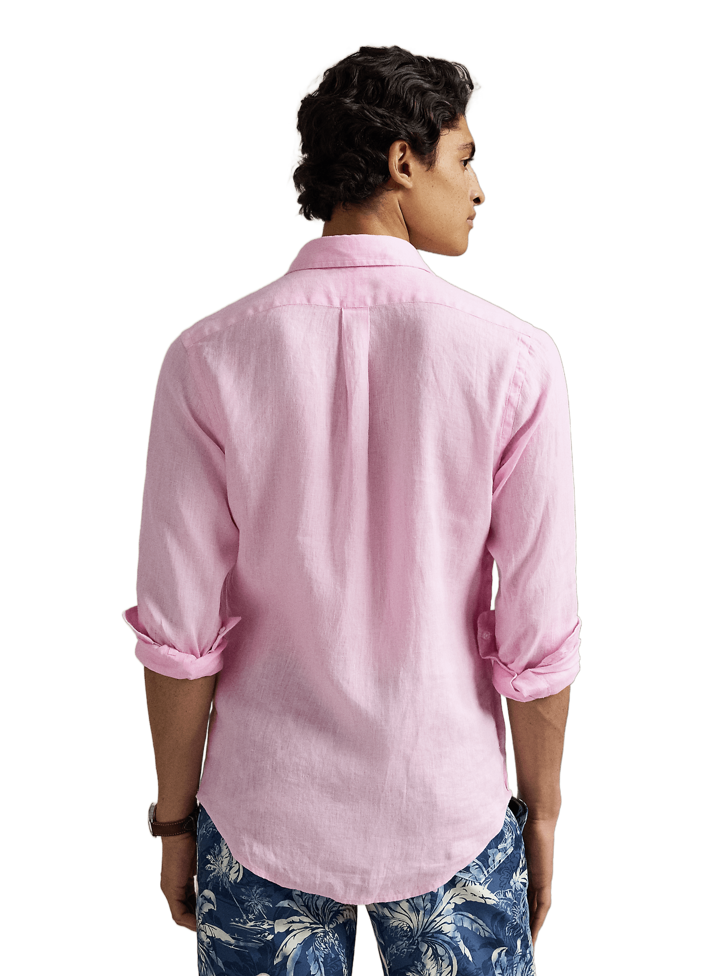 Linen shirt POLO RALPH LAUREN Pink