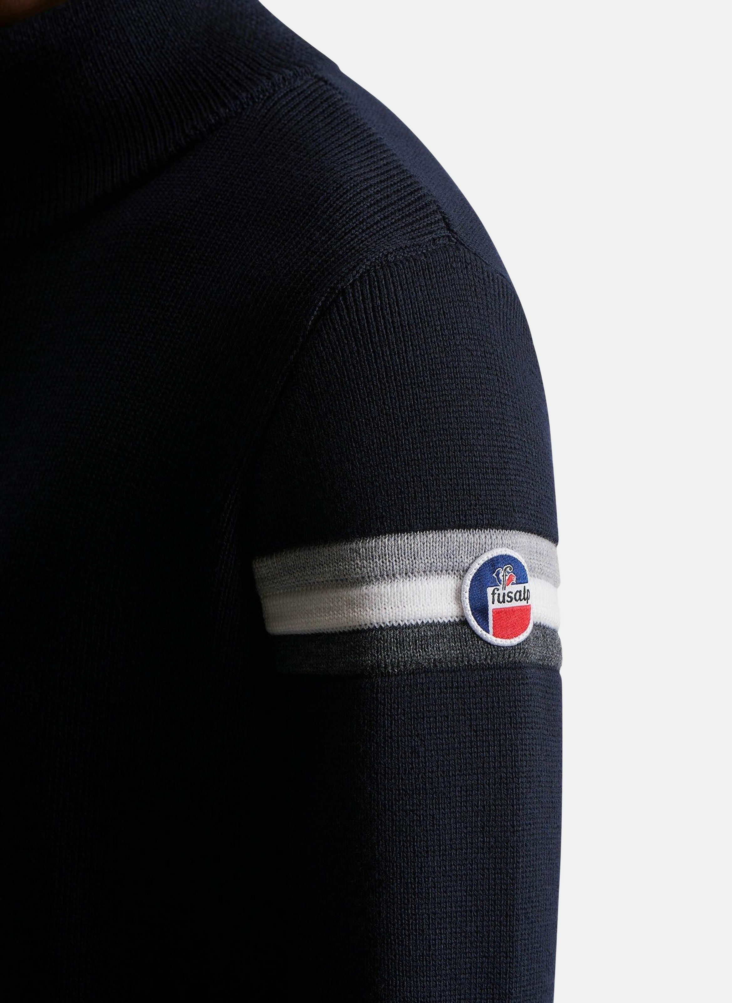 Pull wengen col montant coupe regular FUSALP Bleu