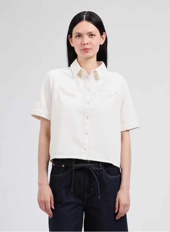 Chemise courte en coton Blanc by LEVI'S LEVI'S Chemise courte en coton Blanc