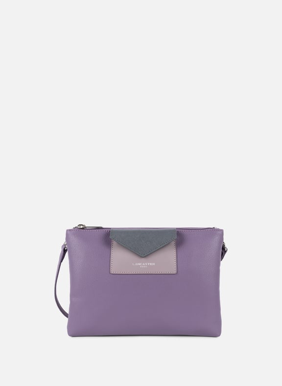 Double pochette - maya kba Violet by LANCASTER LANCASTER Double pochette - maya kba Violet