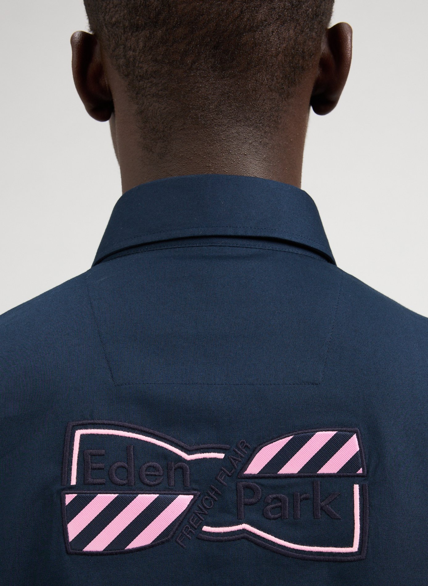 Chemise à motif à logo EDEN PARK Bleu