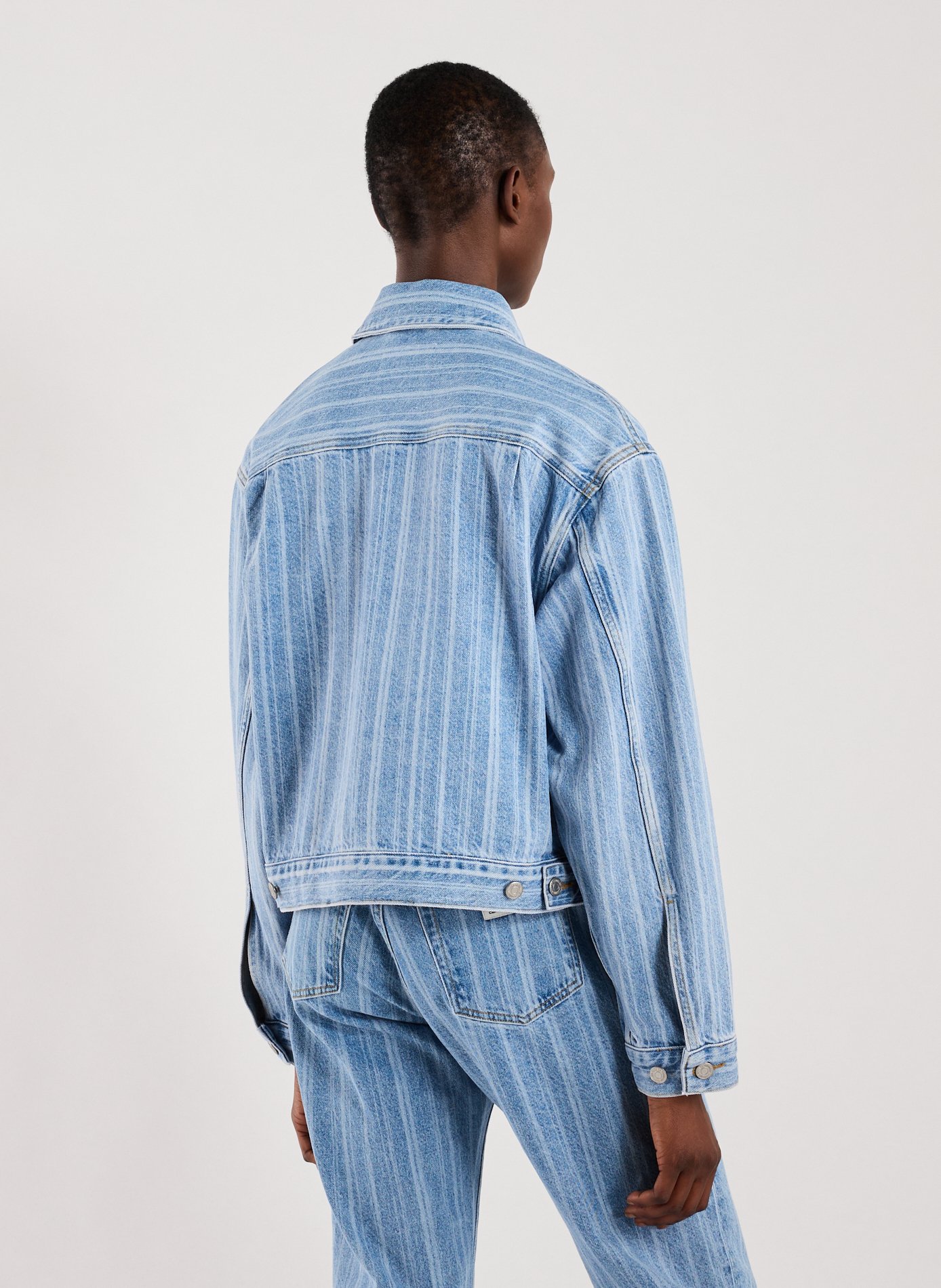 Cropped denim jacket CARHARTT WIP Blue