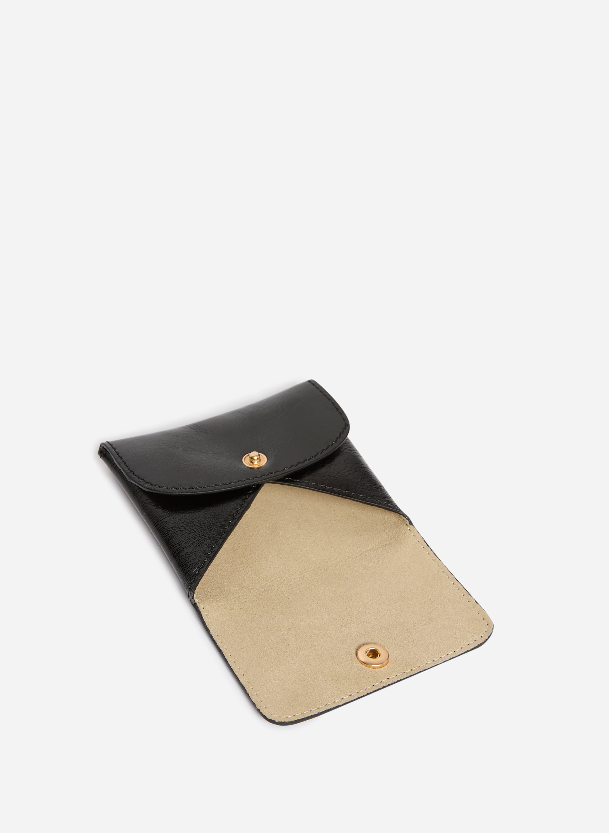 Porte monnaie en cuir VANESSA BRUNO Noir