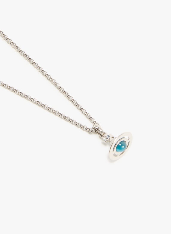 Collier pendentif petite orbe | Bleu by VIVIENNE WESTWOOD Collier pendentif petite orbe Bleu