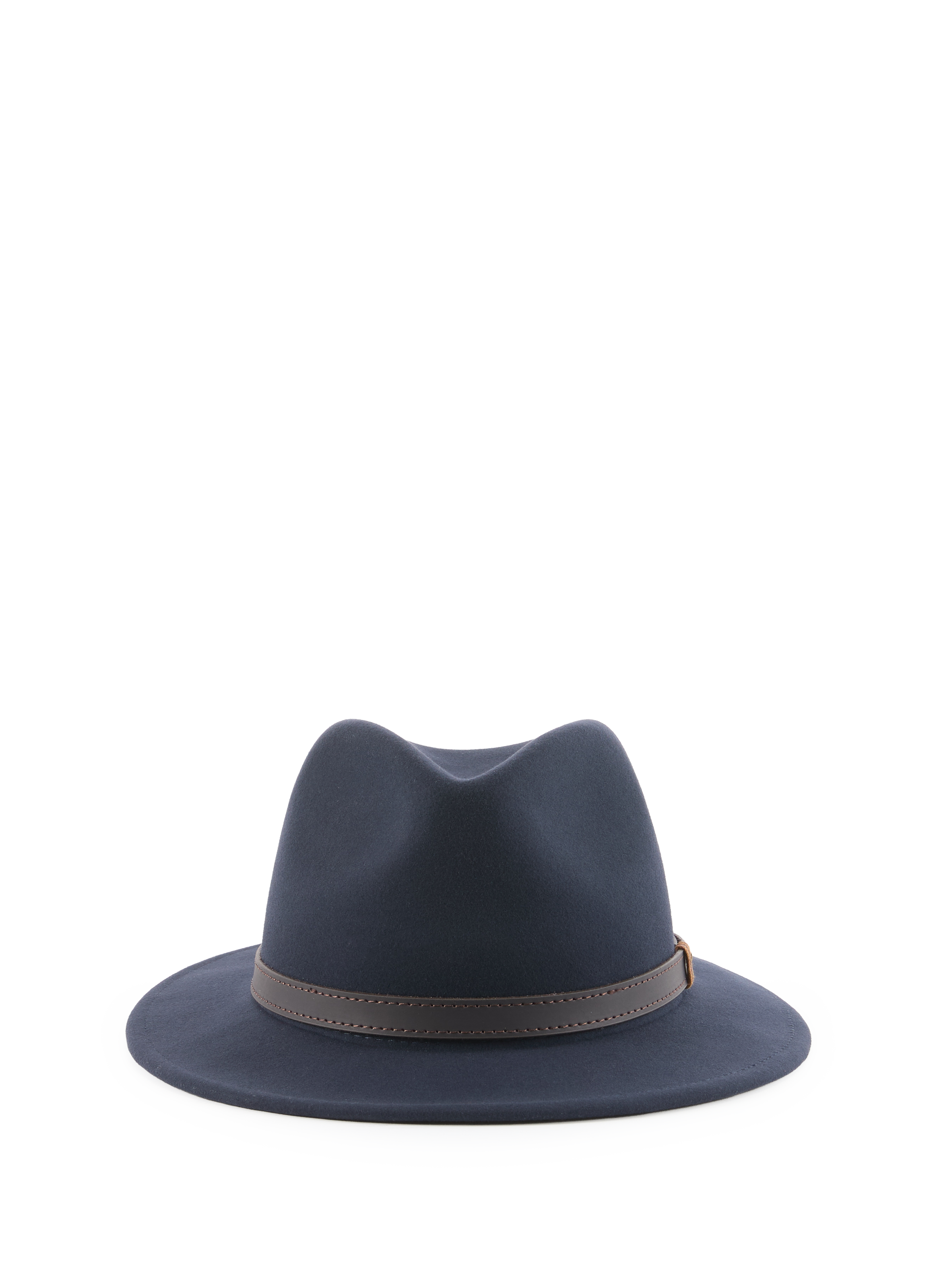 STETSON Chapeau panama en laine Bleu