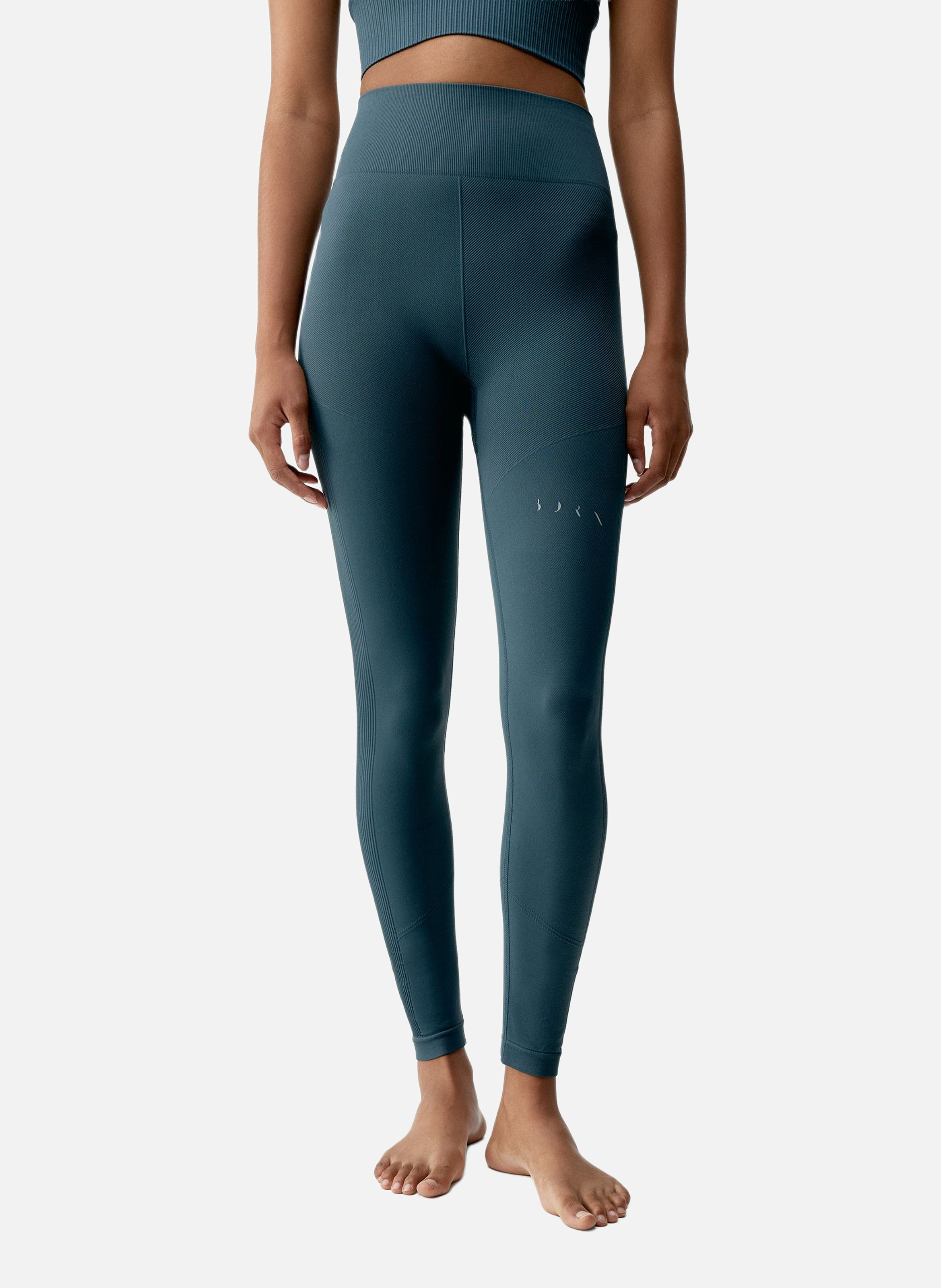Legging de sport long seamless yami BORN LIVING YOGA Bleu