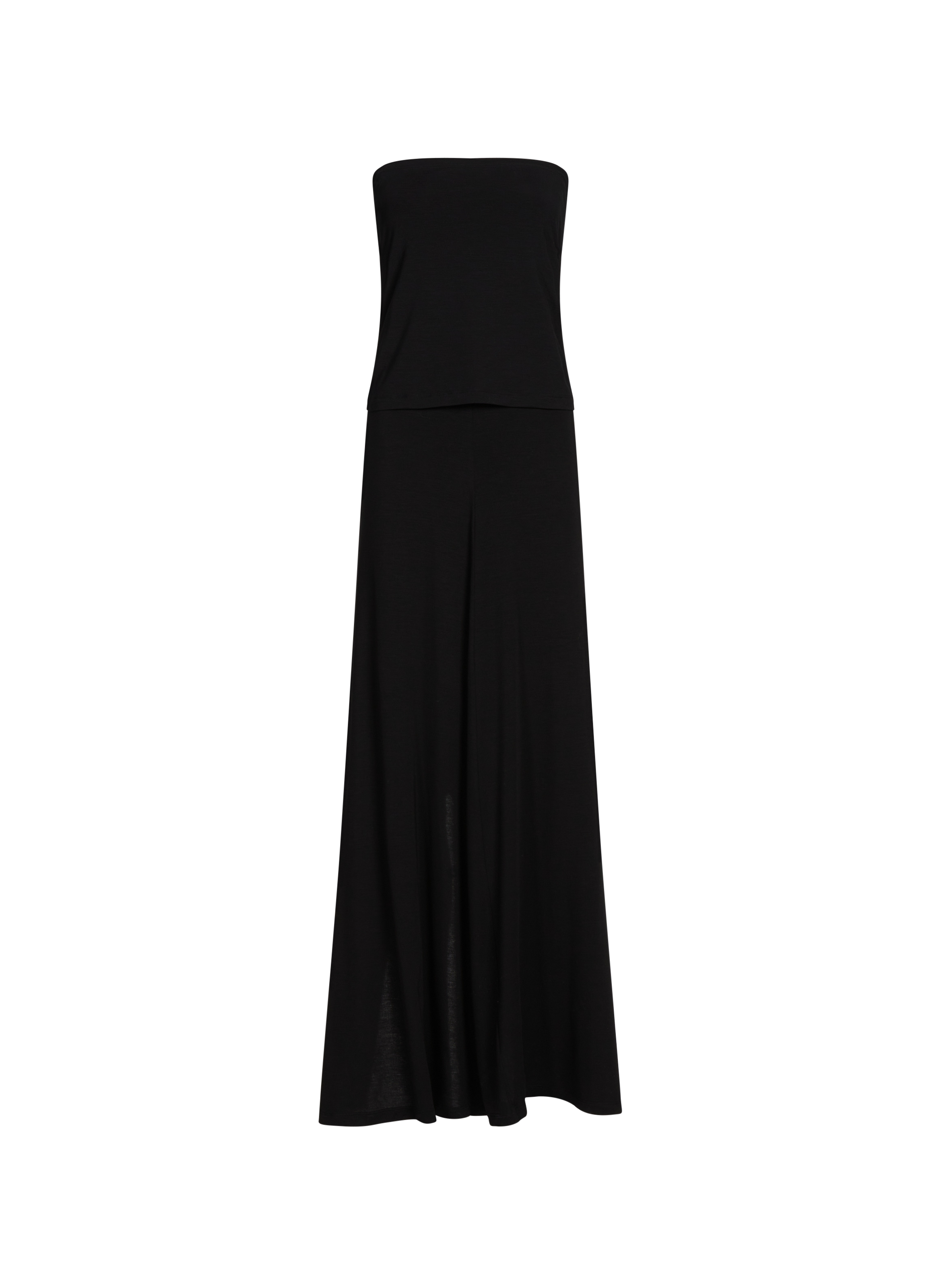 HELMUT LANG Robe bustier drapée Noir