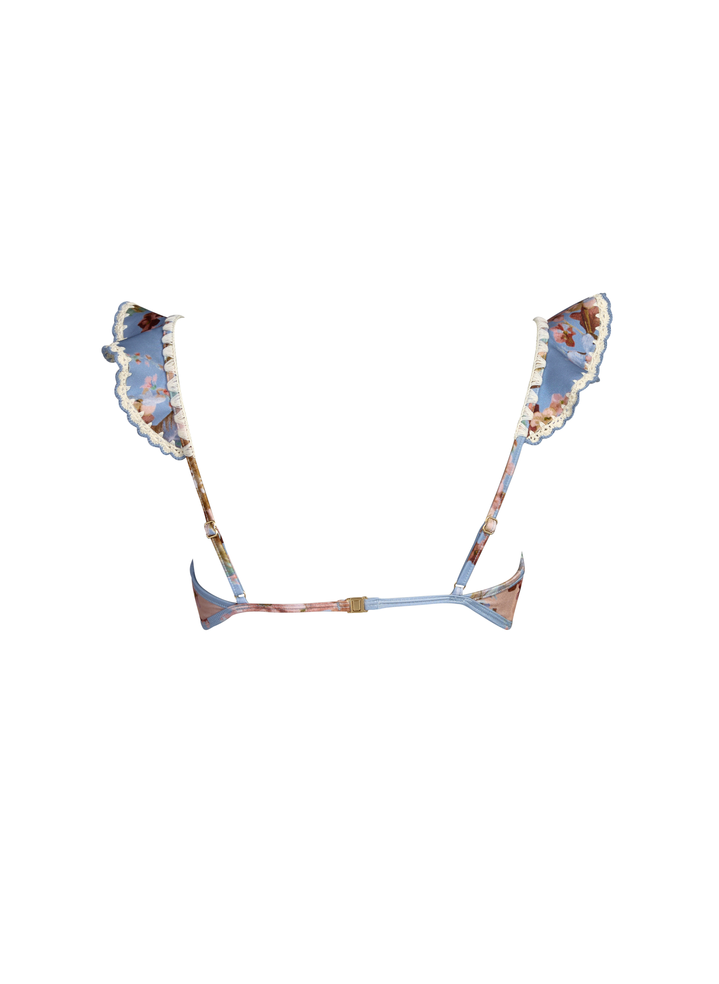 Printed bikini top ZIMMERMANN Multicolour