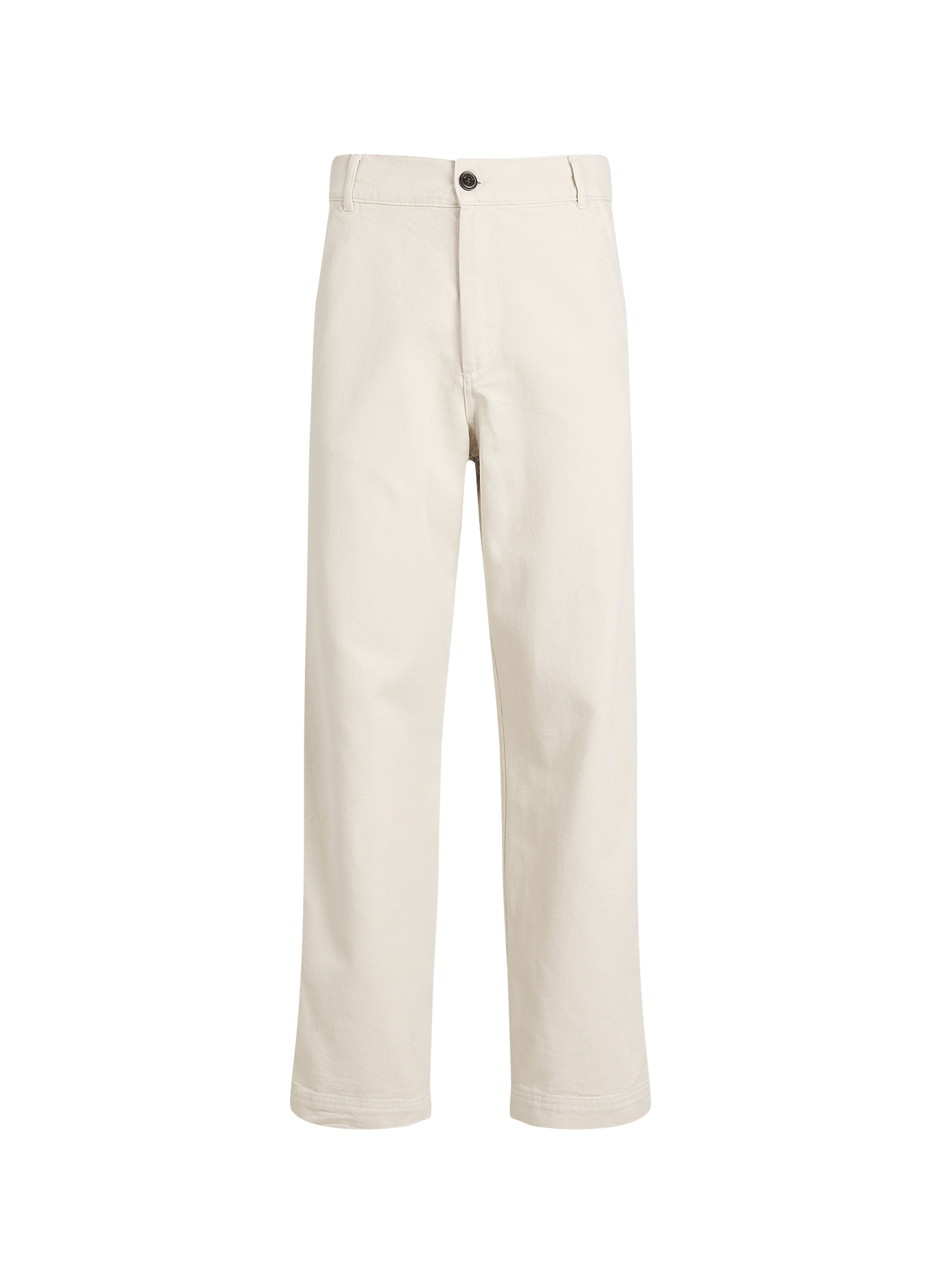 Pantalon droit taille mi-haute uni LAFAURIE Beige