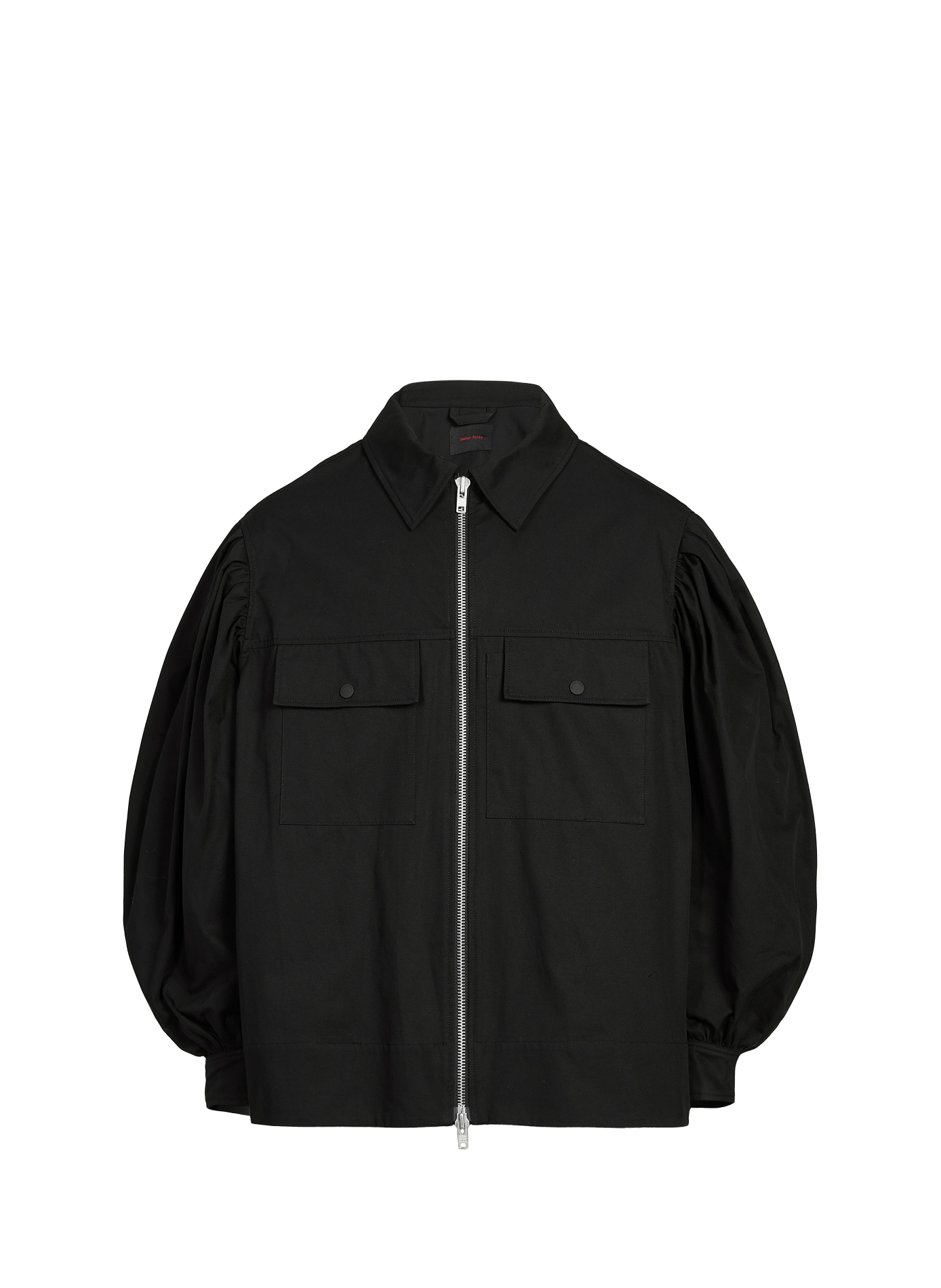 Cotton puffed sleeve jacket SIMONE ROCHA Black