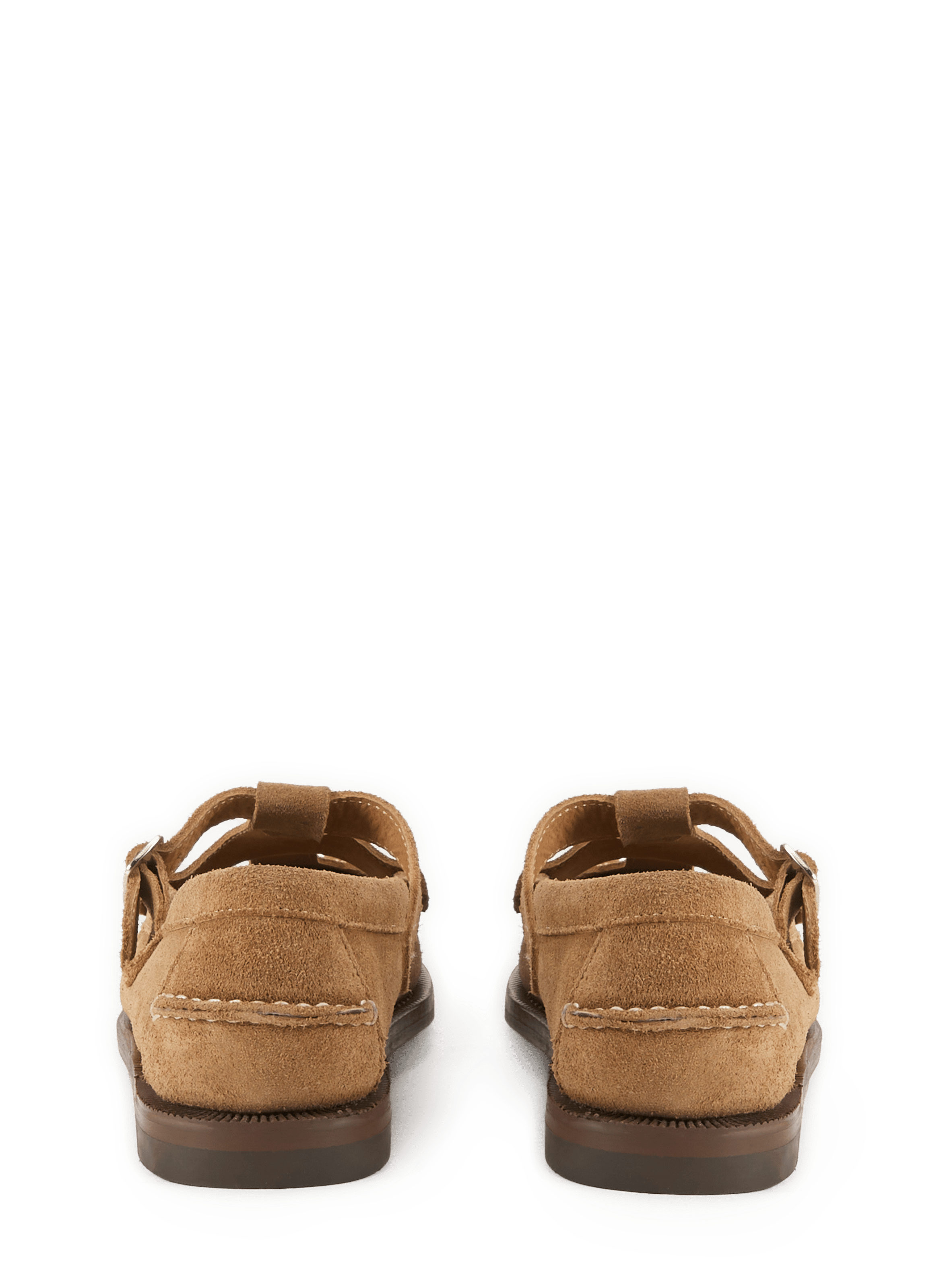 Angelina Fleshout suede leather moccasins SEBAGO Beige