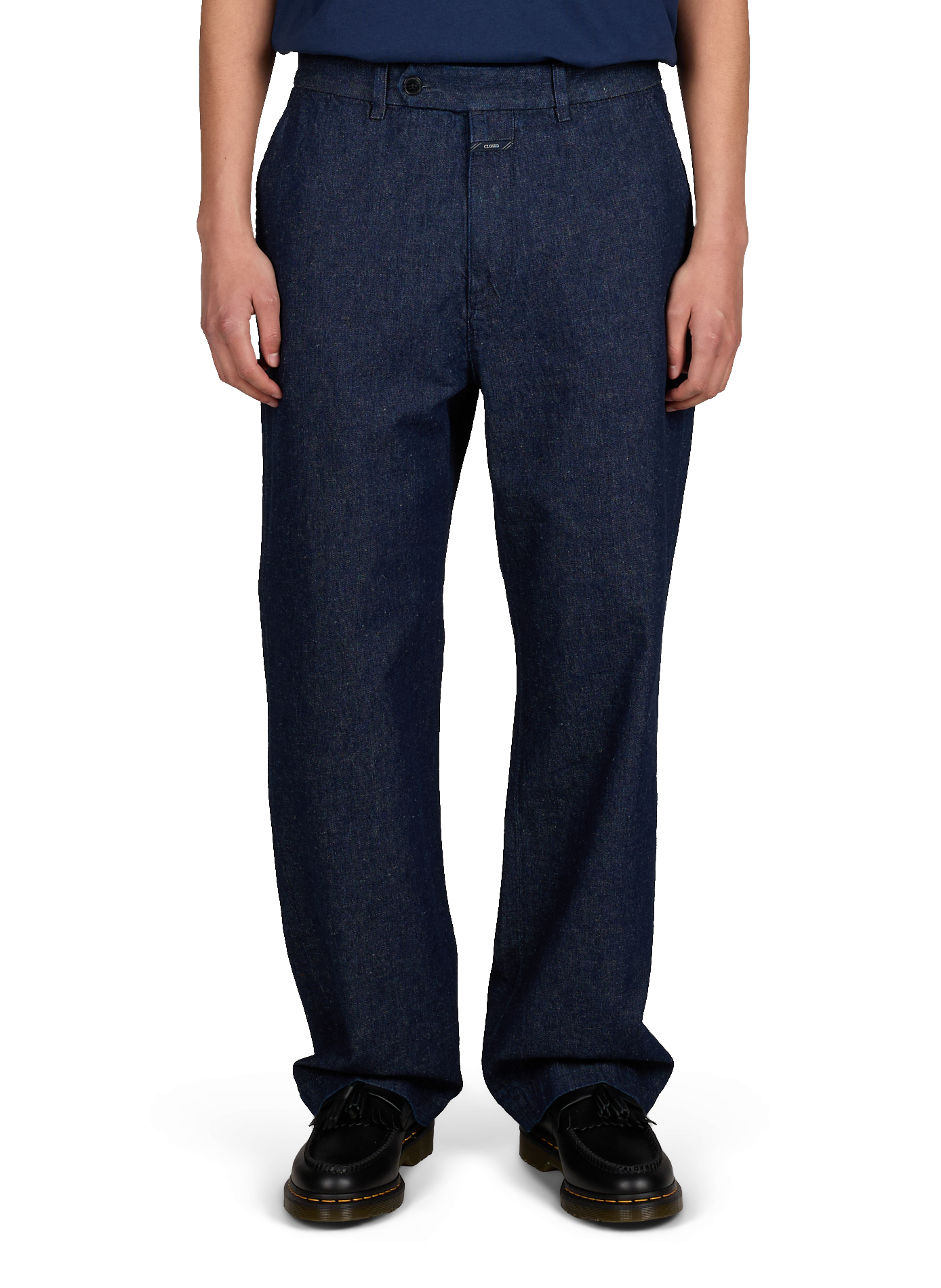 Wide-leg jeans in cotton and hemp CLOSED