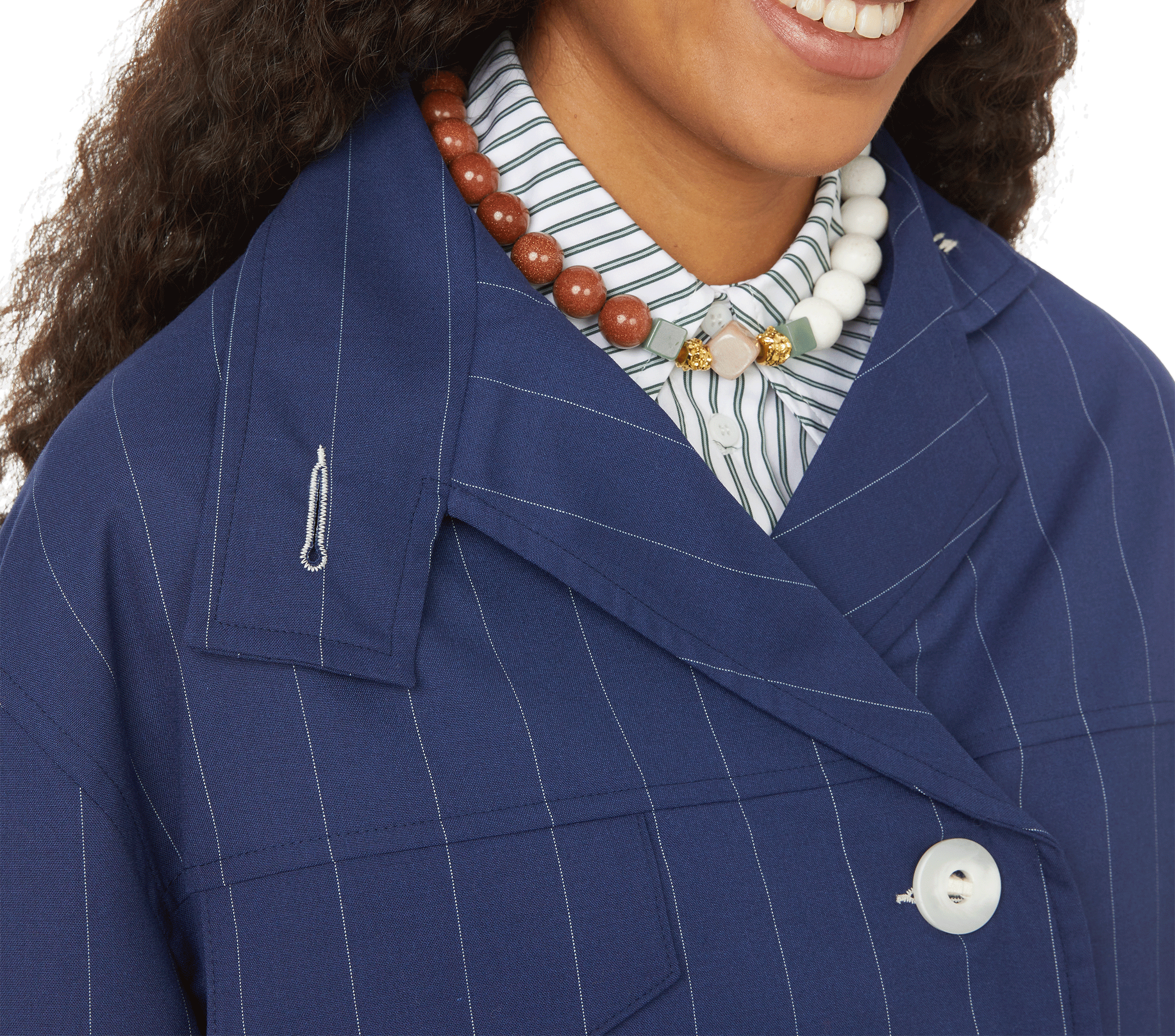 Cropped jacket SALUT BEAUTÉ Blue