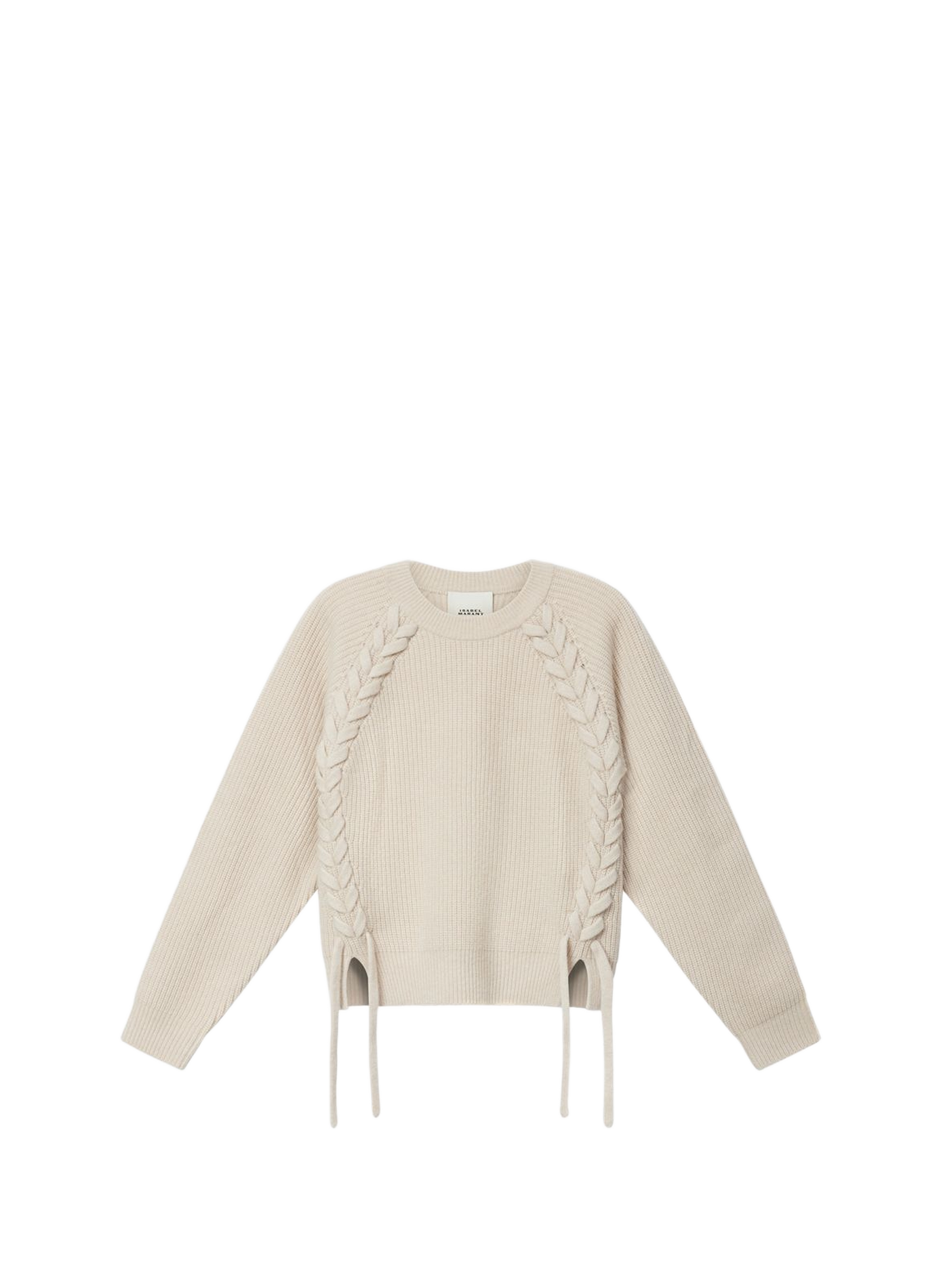 Tulliam braided wool and cashmere sweater ISABEL MARANT White