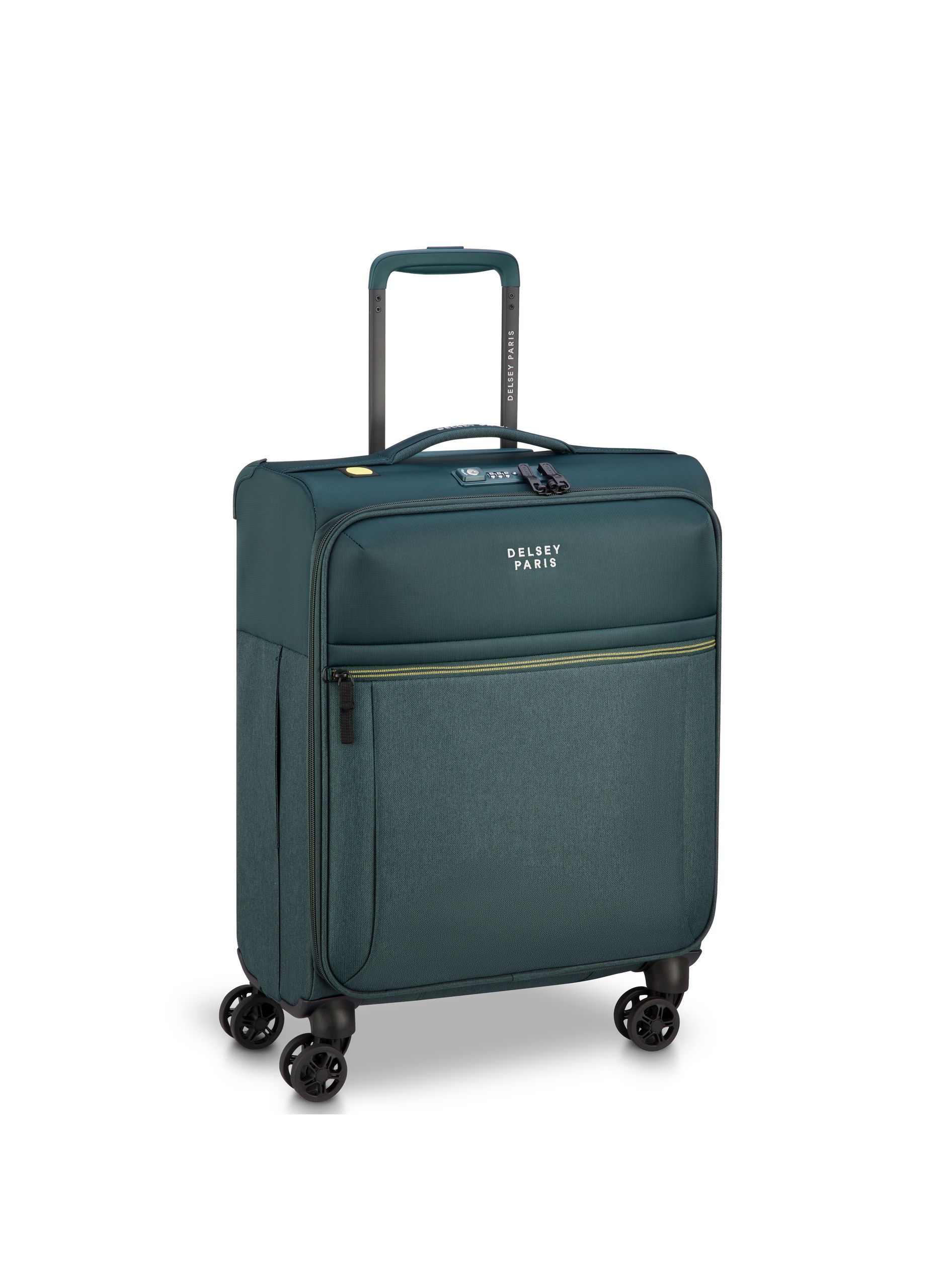 Valise cabine souple taille s - brochant 3 DELSEY PARIS Vert