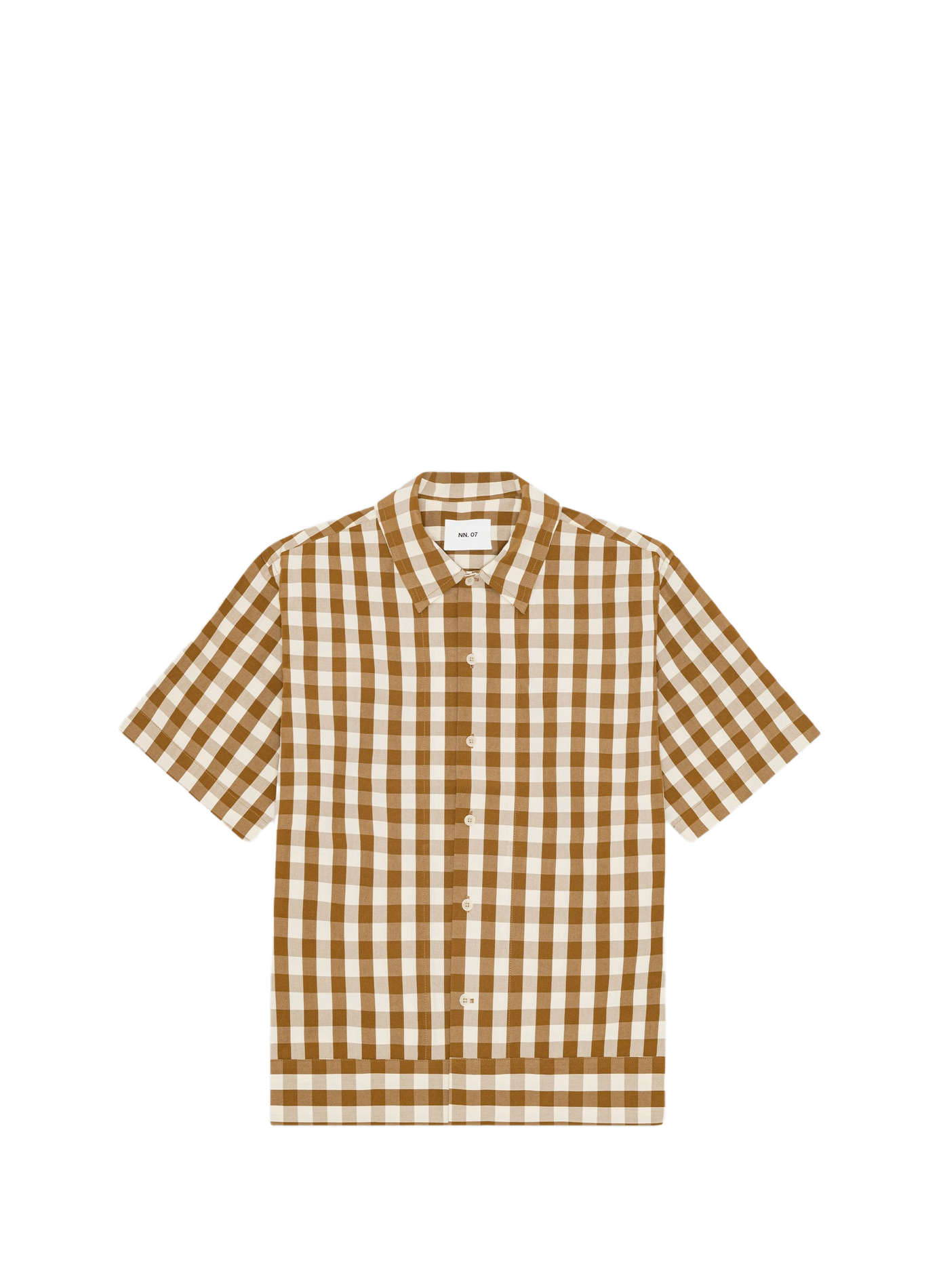 Reed checkered cotton shirt NN.07 Multicolour