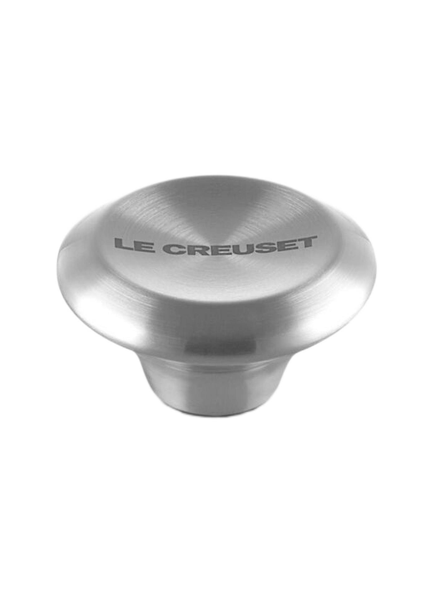 Bouton Signature de remplacement en inox LE CREUSET Argent